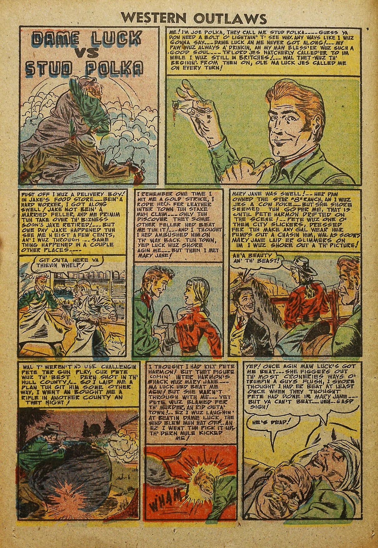 Read online Western Outlaws (1948) comic -  Issue #20 - 24