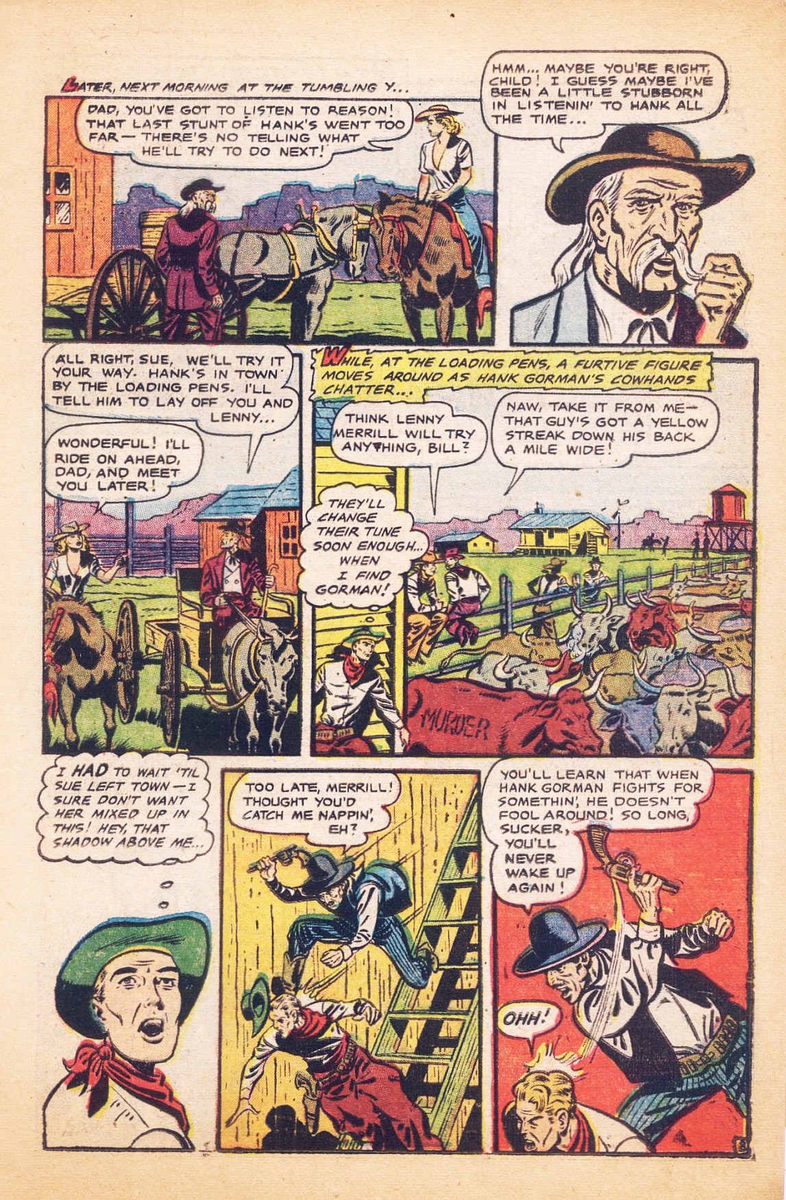 Read online Cowgirl Romances (1950) comic -  Issue #9 - 11