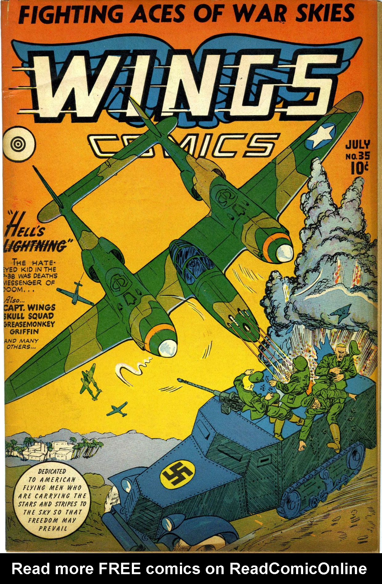 Read online Wings Comics comic -  Issue #35 - 1