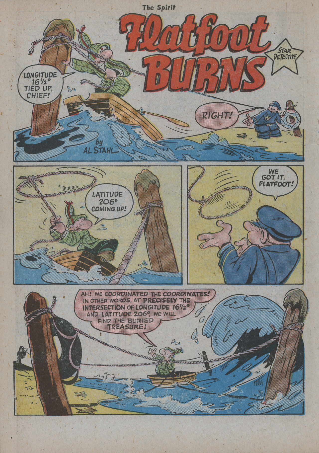 Read online The Spirit (1944) comic -  Issue #17 - 18