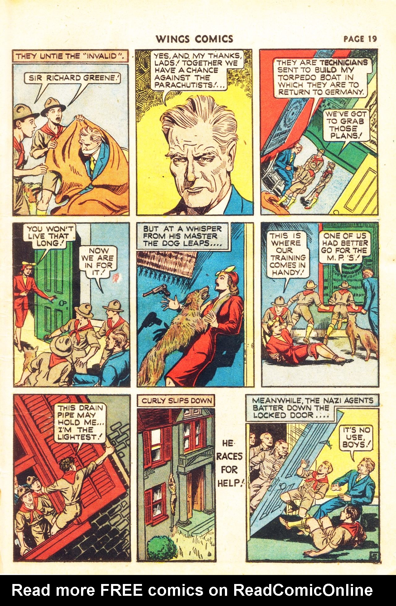 Read online Wings Comics comic -  Issue #11 - 21