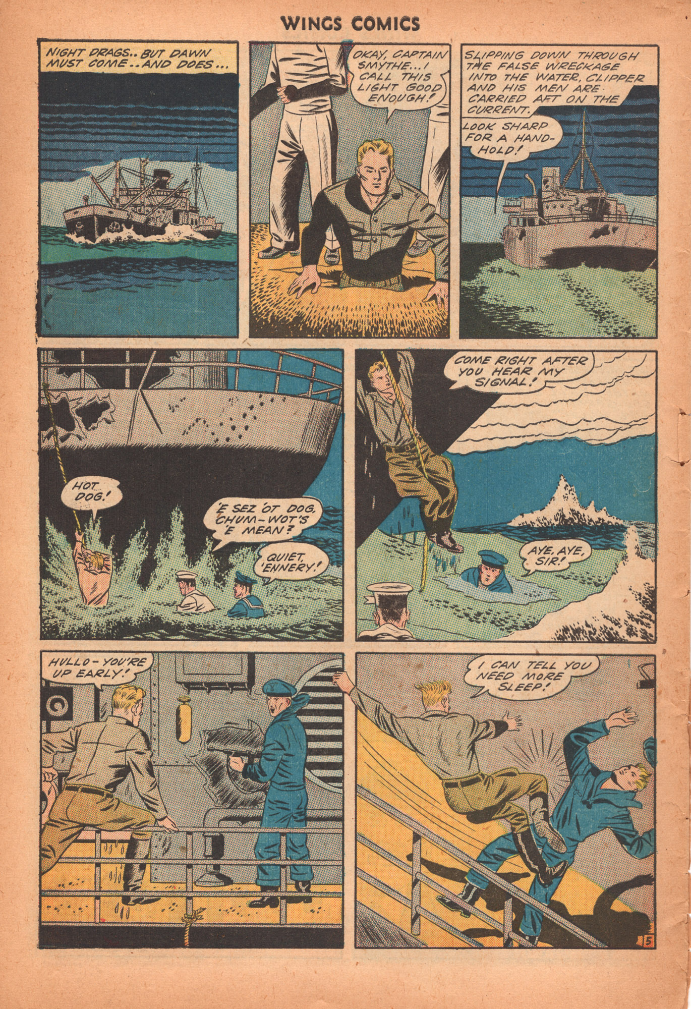 Read online Wings Comics comic -  Issue #48 - 48