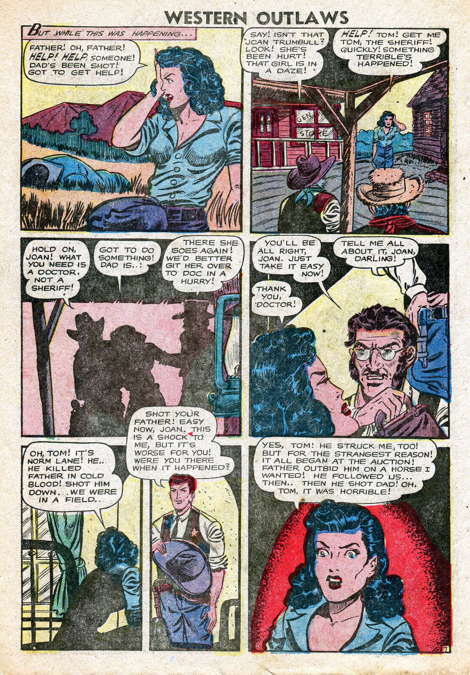 Read online Western Outlaws (1948) comic -  Issue #19 - 7