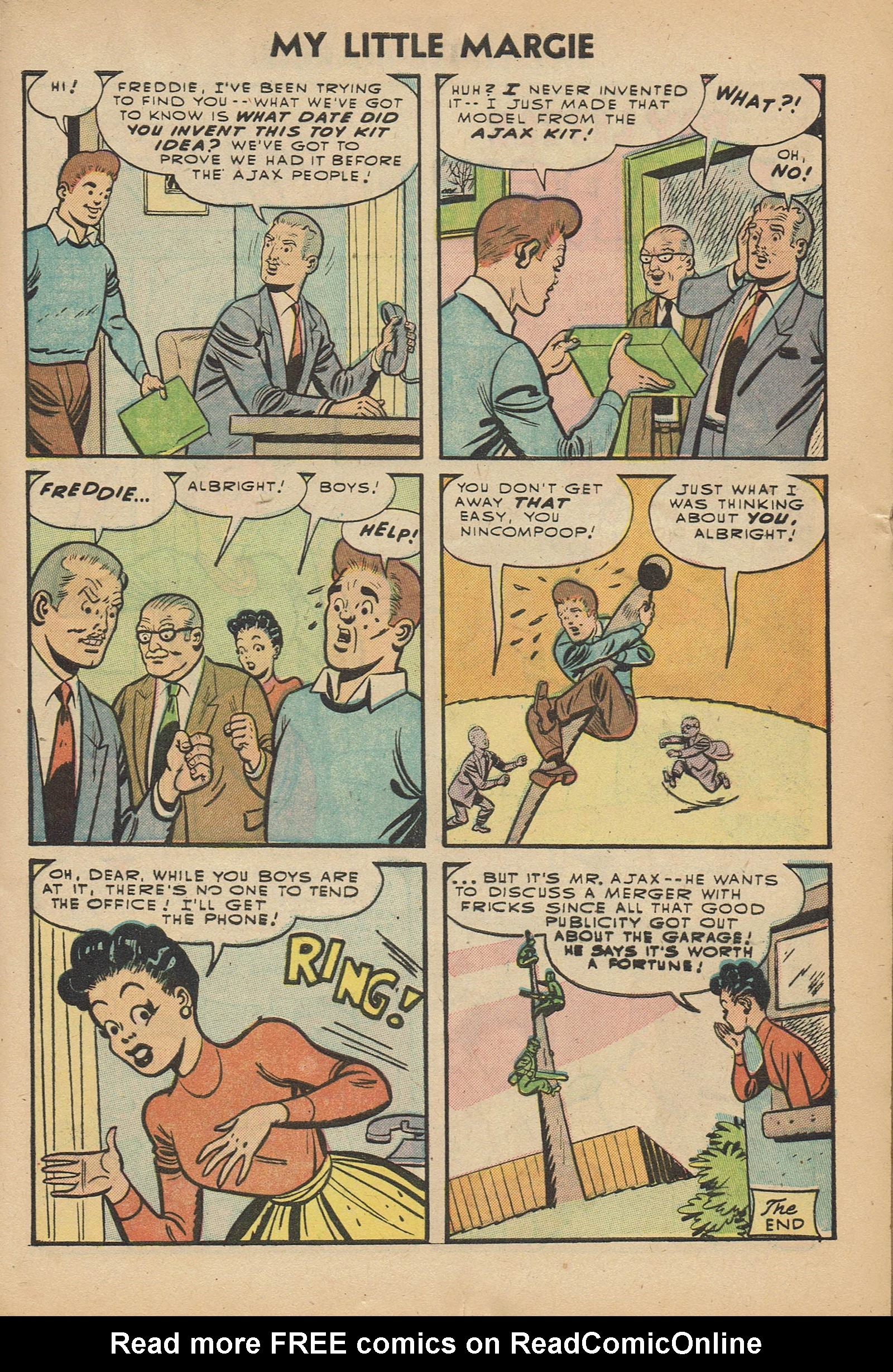 Read online My Little Margie (1954) comic -  Issue #9 - 9
