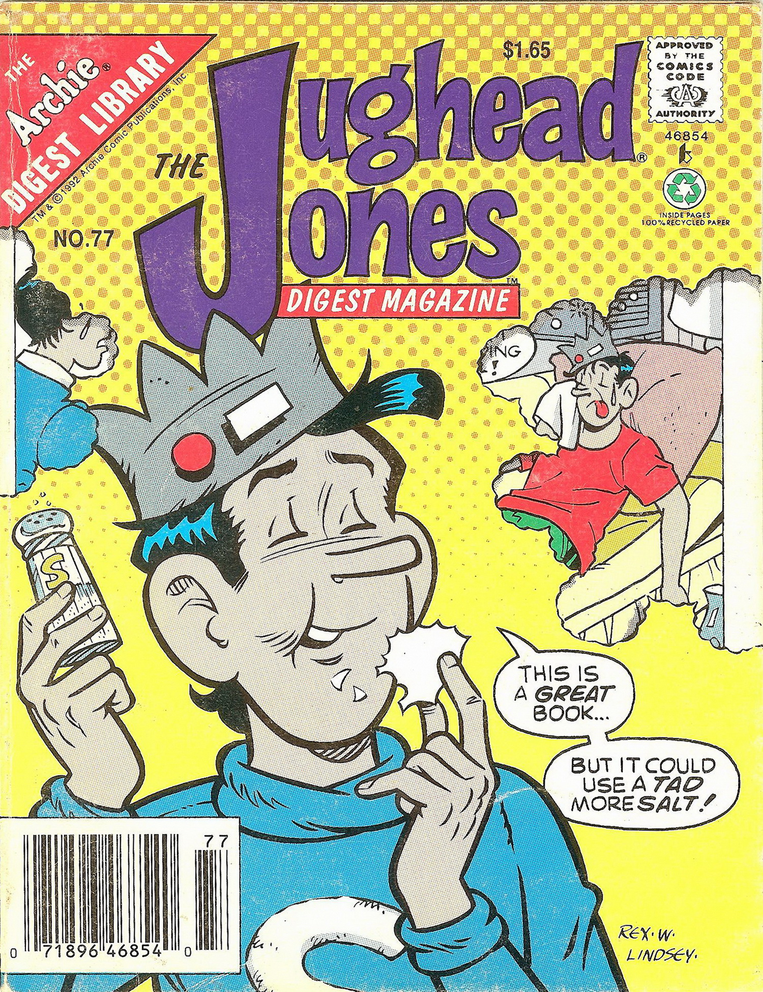 Read online Jughead Jones Comics Digest comic -  Issue #77 - 1