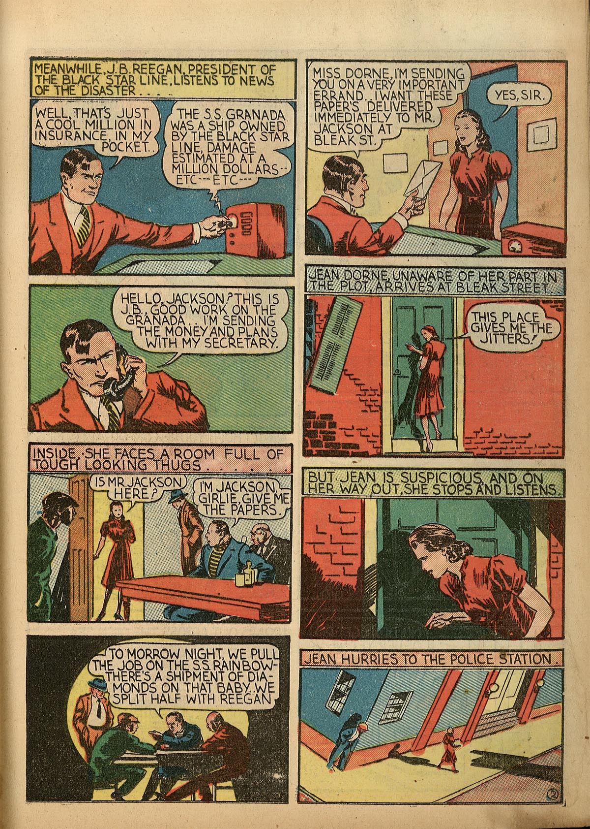 Read online Samson (1940) comic -  Issue #1 - 50