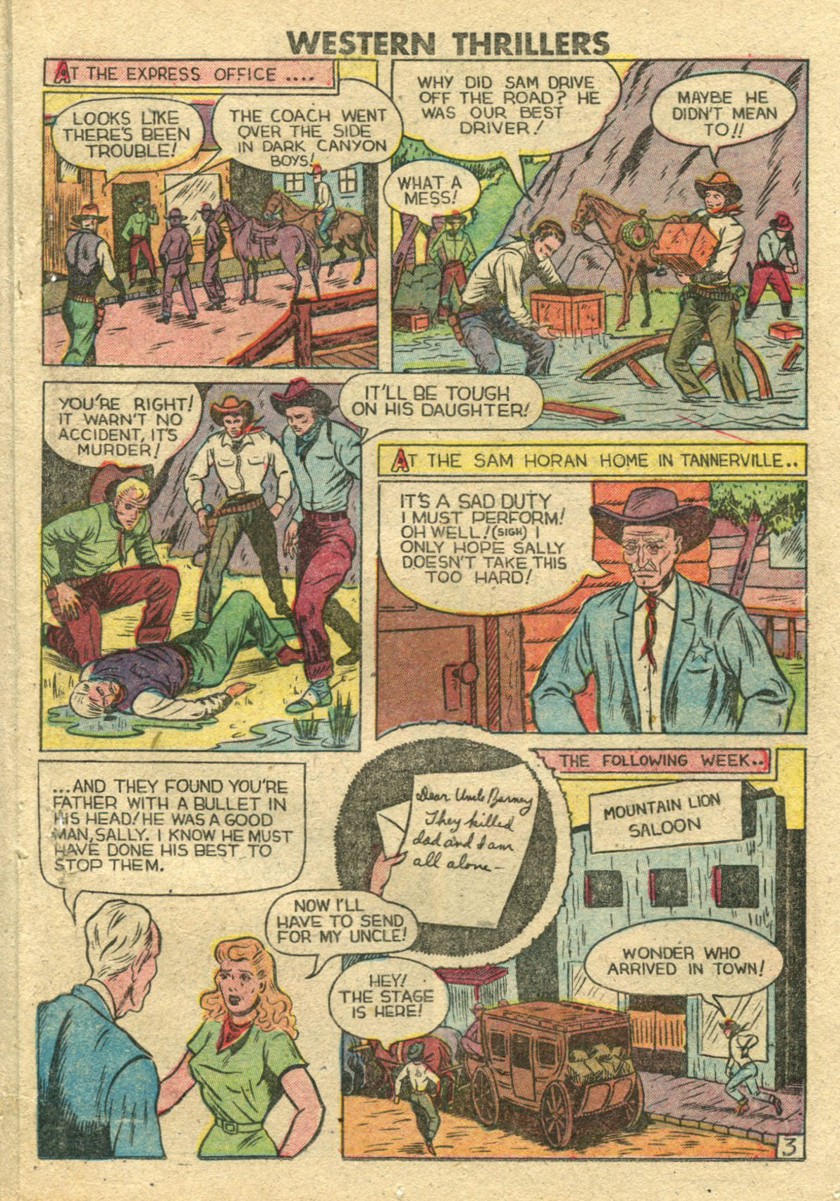 Read online Western Thrillers (1948) comic -  Issue #4 - 15