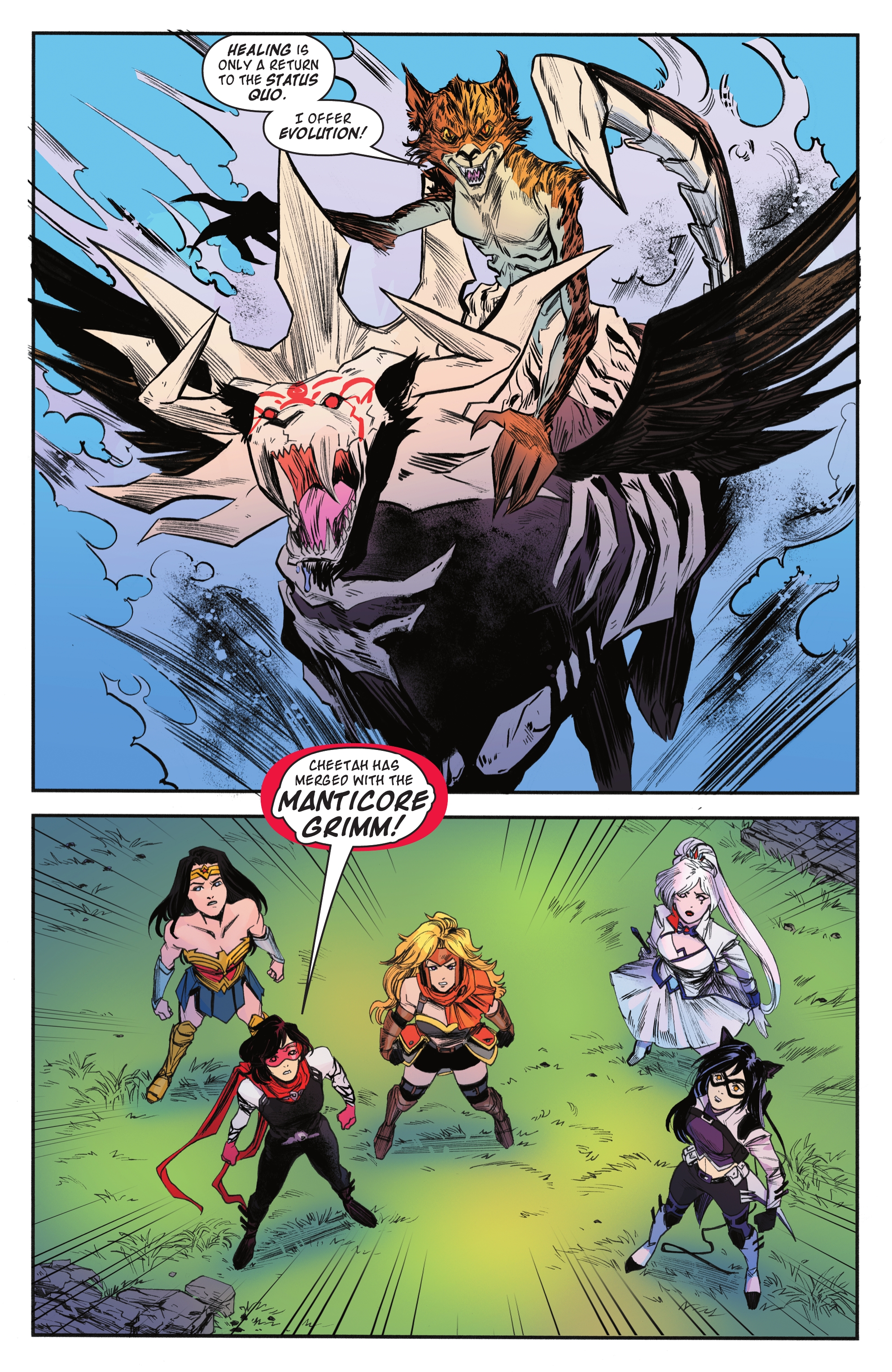 Read online DC/RWBY comic -  Issue #4 - 5