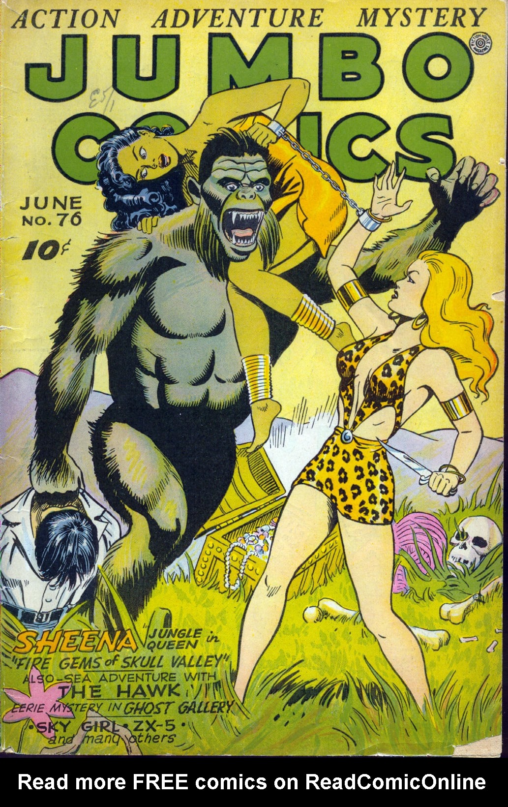 Read online Jumbo Comics comic -  Issue #76 - 1