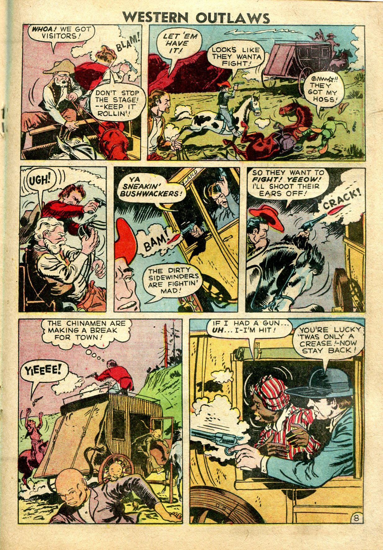 Read online Western Outlaws (1948) comic -  Issue #18 - 20