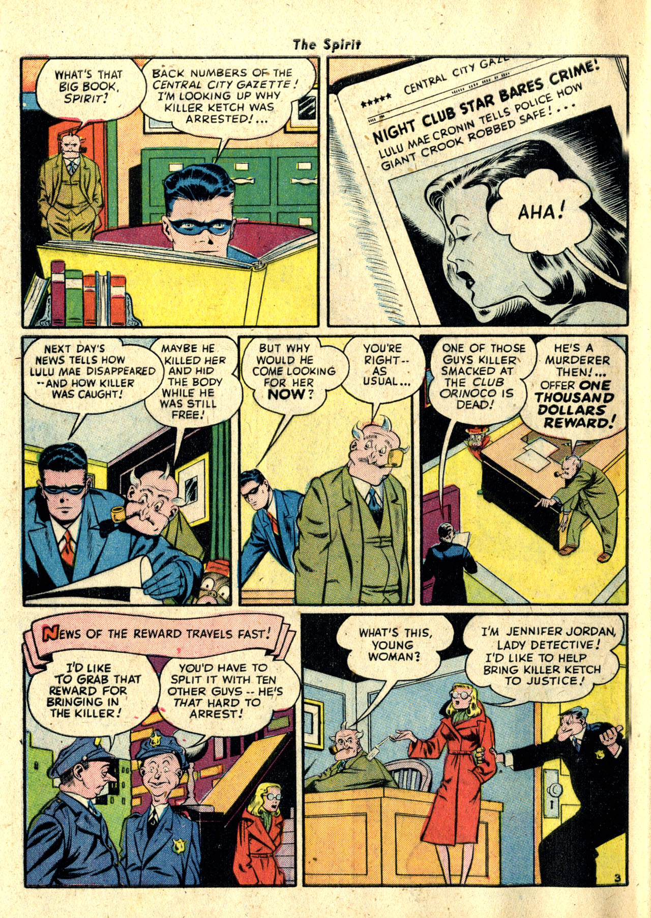 Read online The Spirit (1944) comic -  Issue #10 - 44