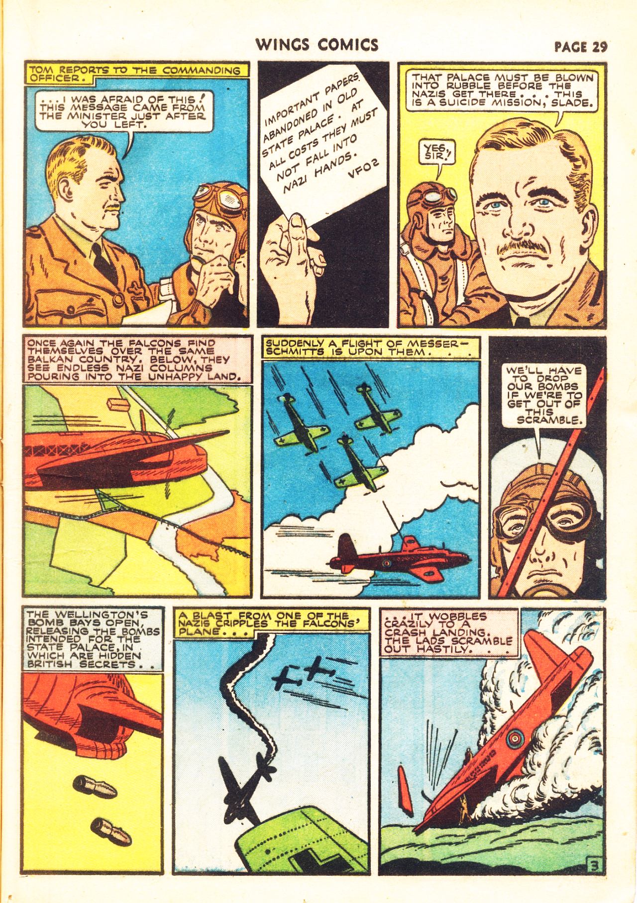 Read online Wings Comics comic -  Issue #11 - 31