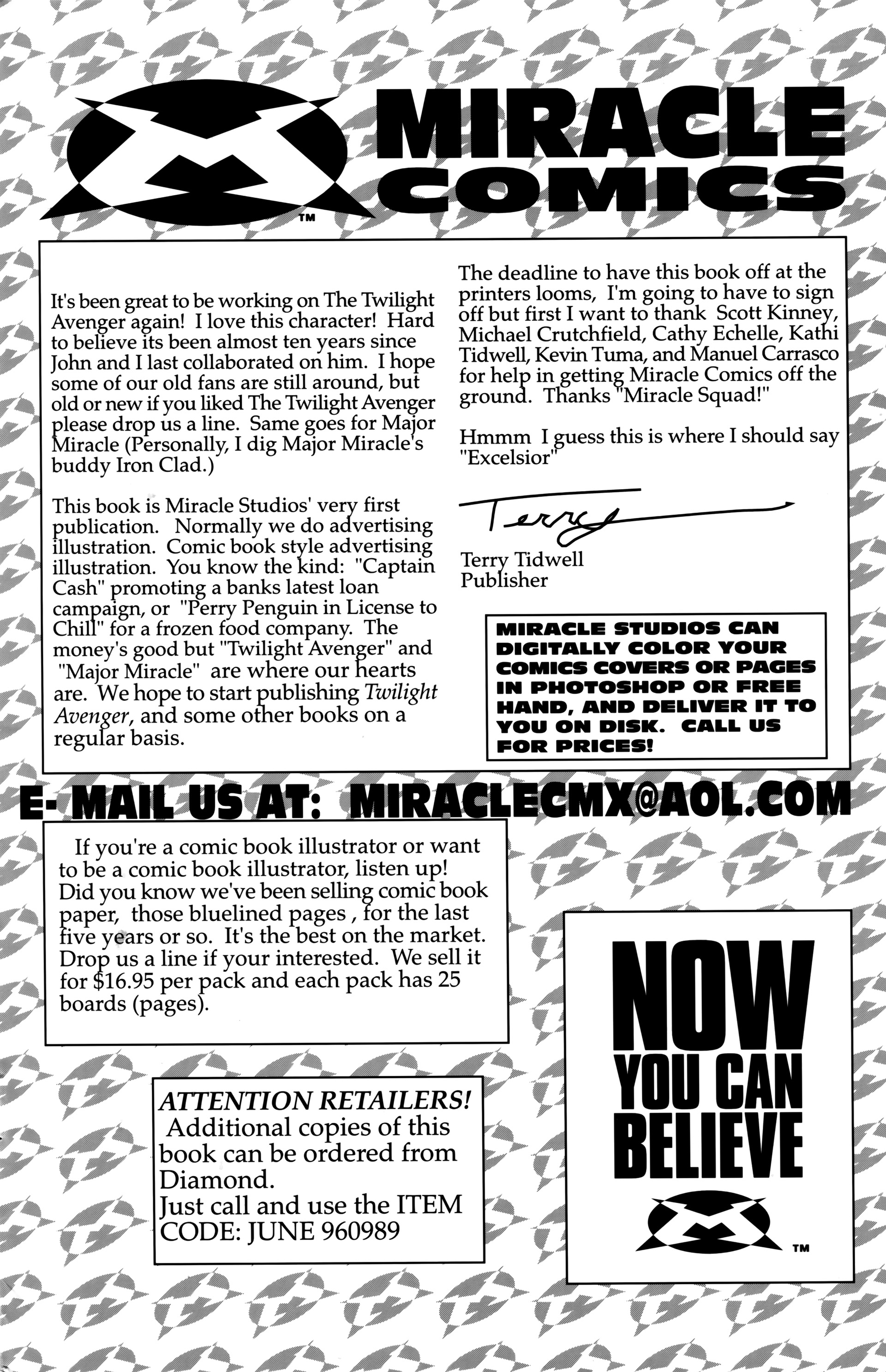 Read online Twilight Avenger Special comic -  Issue # Full - 35