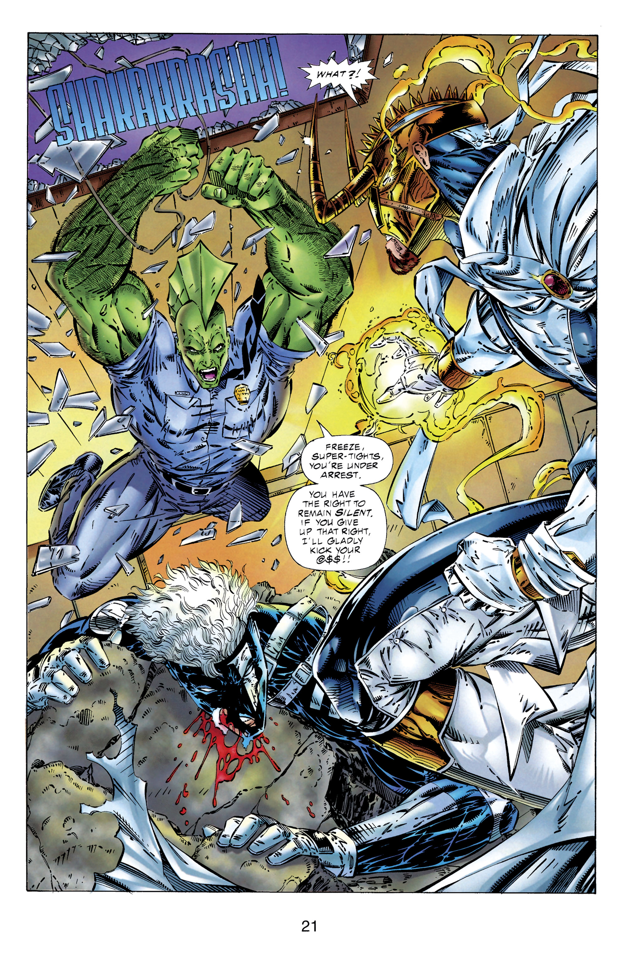 Read online Backlash comic -  Issue #2 - 22