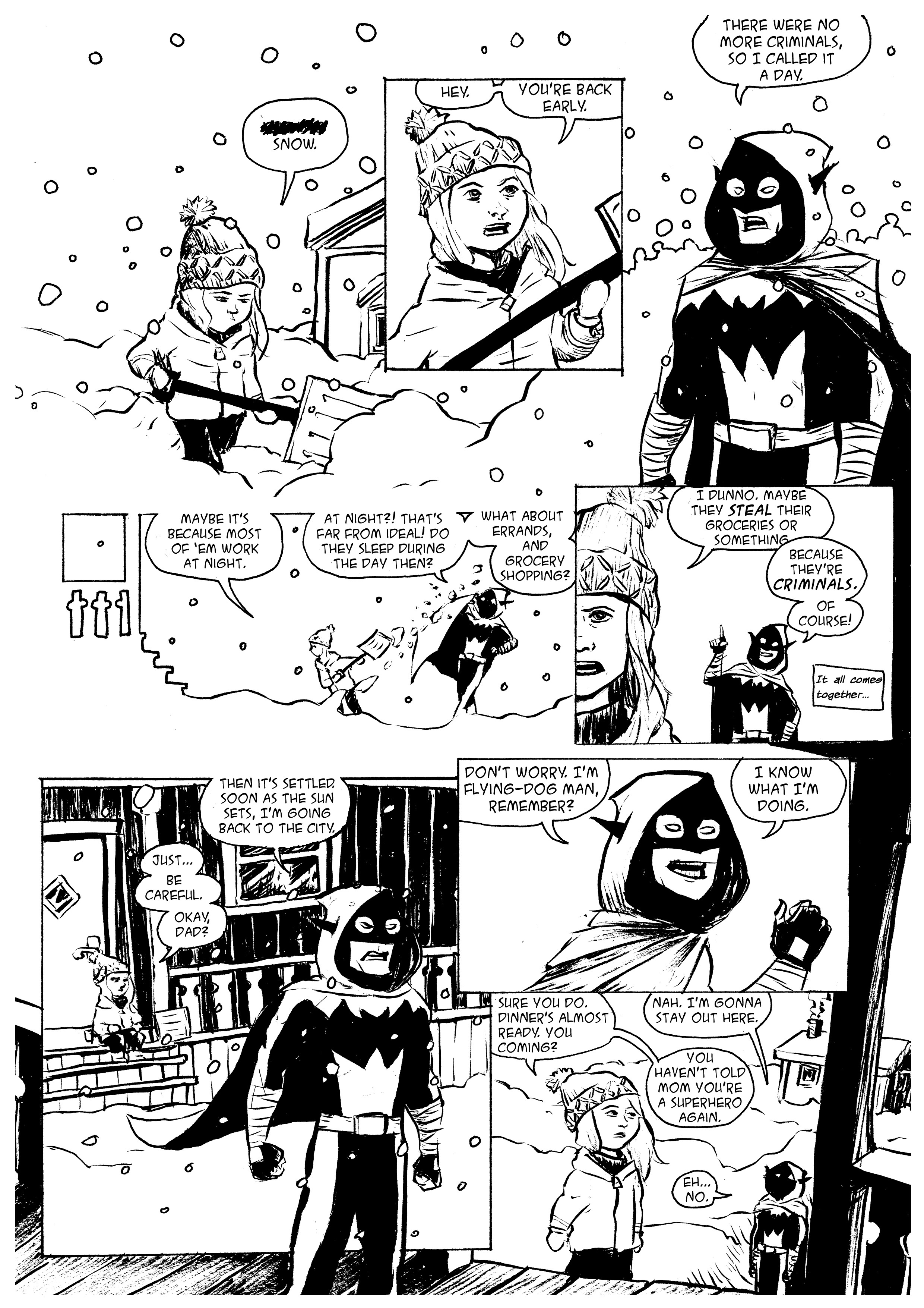 Read online Flying-Dog Man comic -  Issue #2 - 3