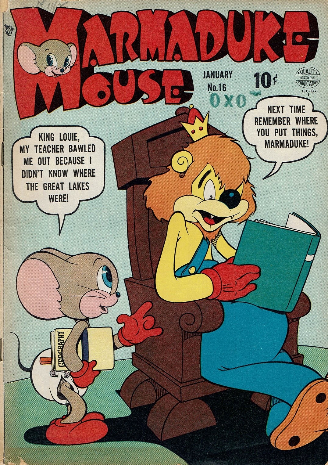 Read online Marmaduke Mouse comic -  Issue #16 - 1