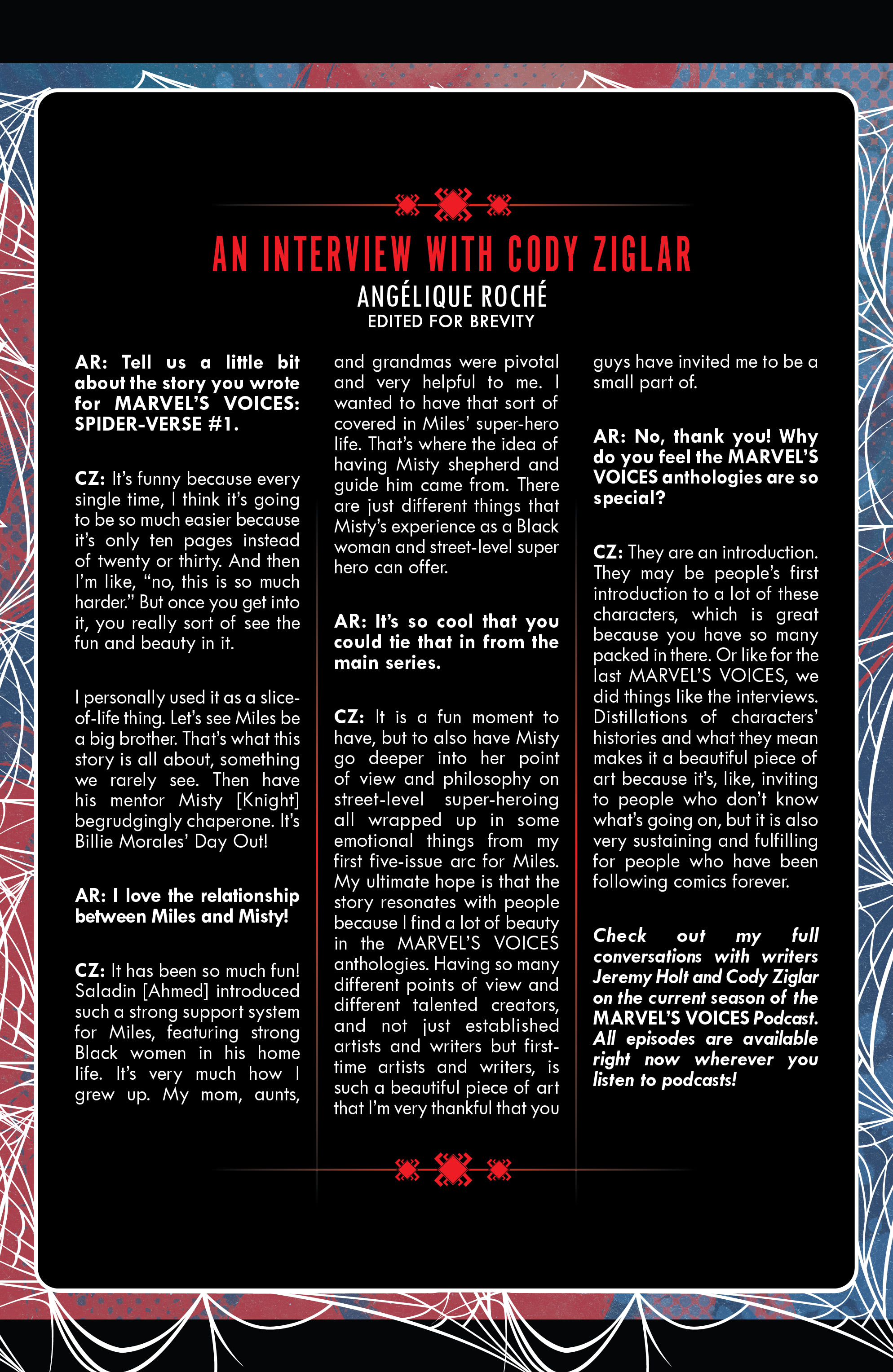Read online Marvel's Voices: Spider-Verse comic -  Issue #1 - 32
