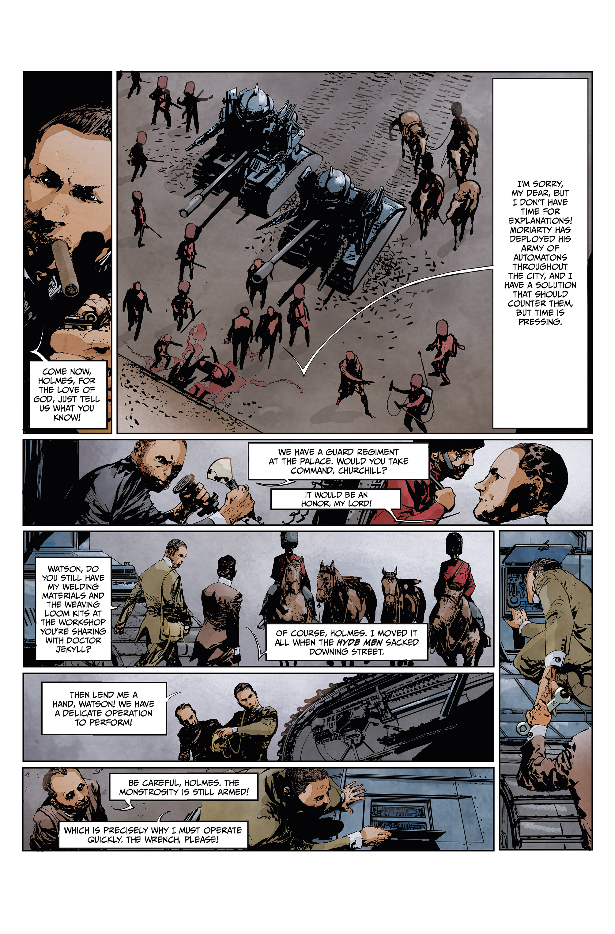 Read online M.O.R.I.A.R.T.Y : The Clockwork Empire comic -  Issue #4 - 18