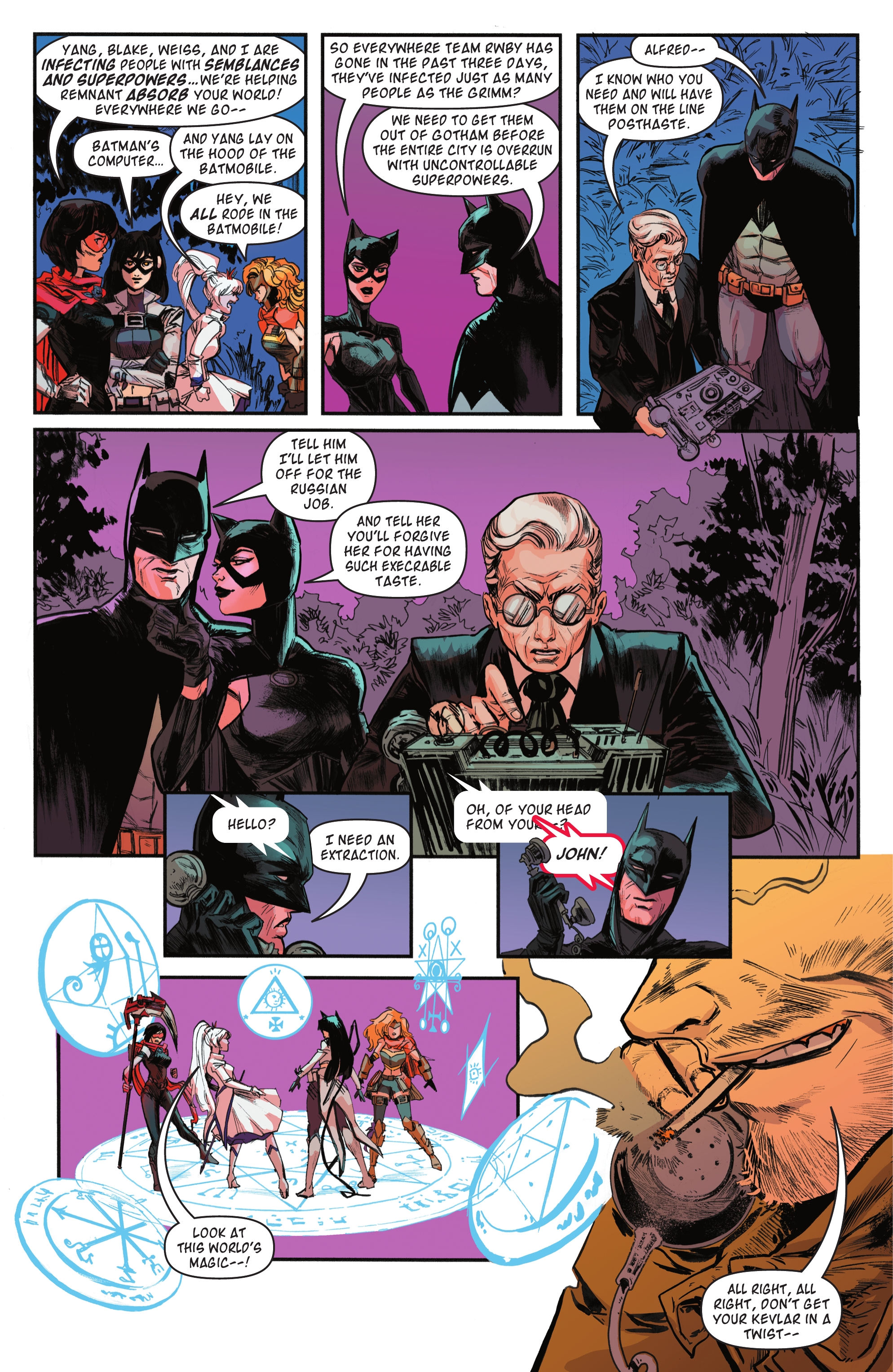 Read online DC/RWBY comic -  Issue #3 - 6