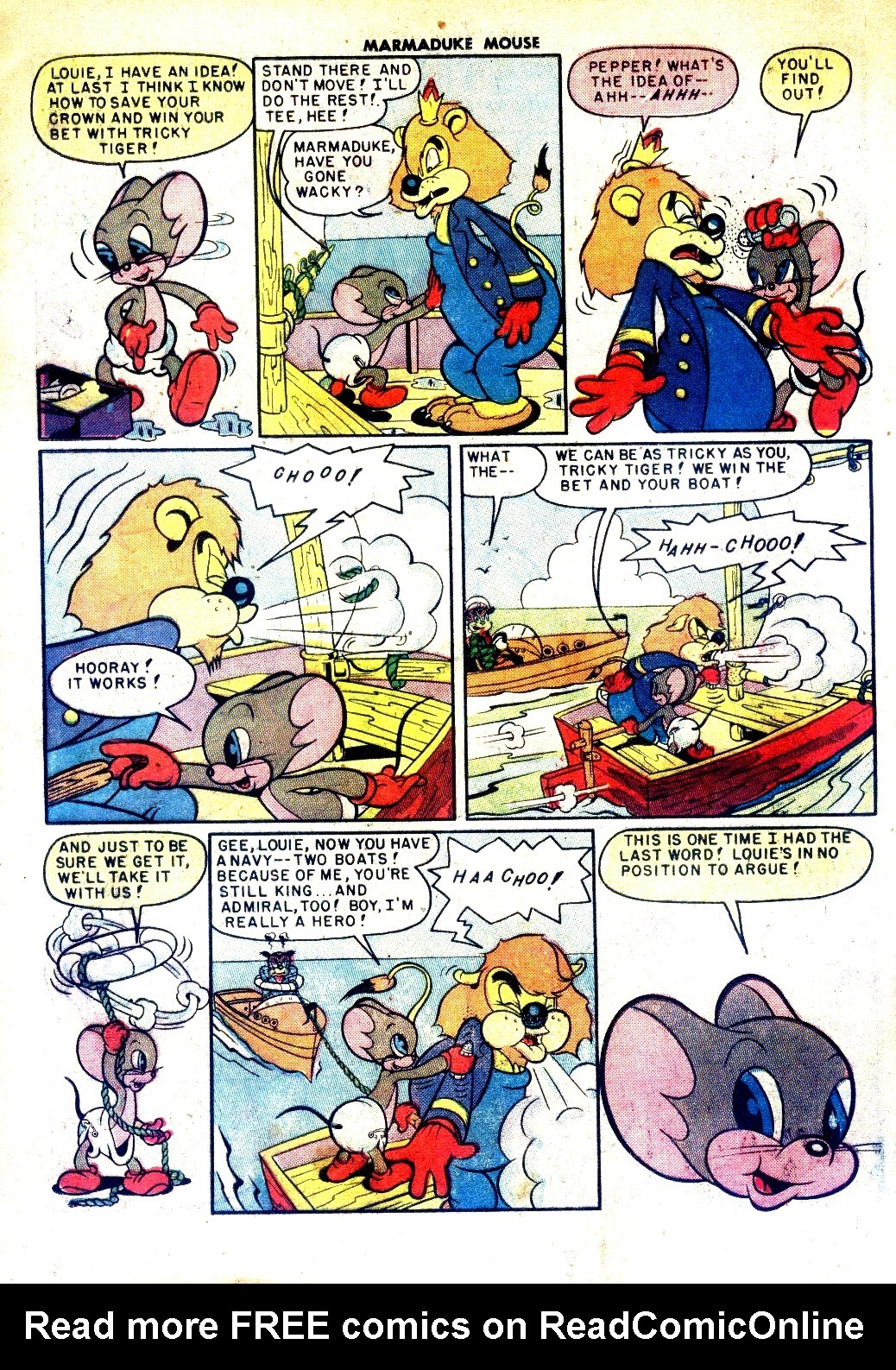Read online Marmaduke Mouse comic -  Issue #17 - 20