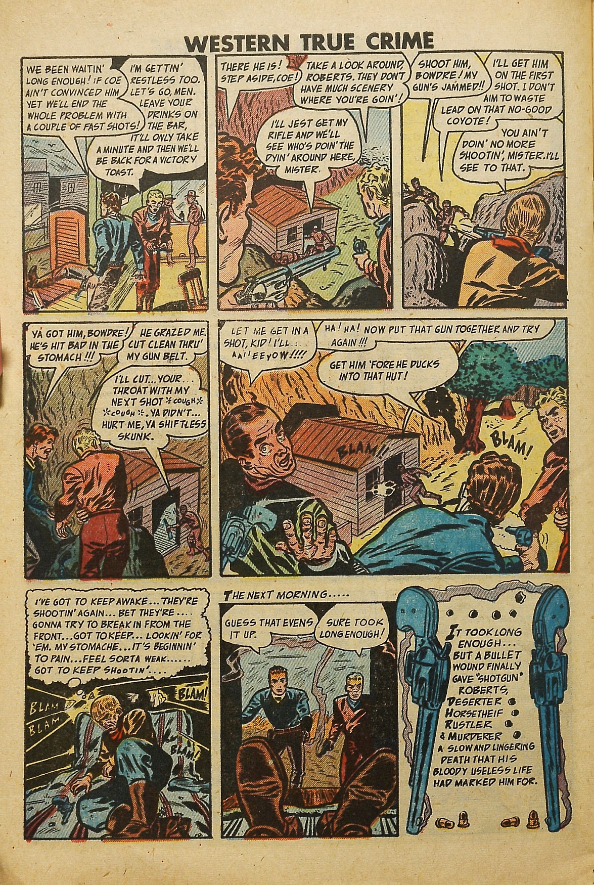 Read online Western True Crime comic -  Issue #6 - 32