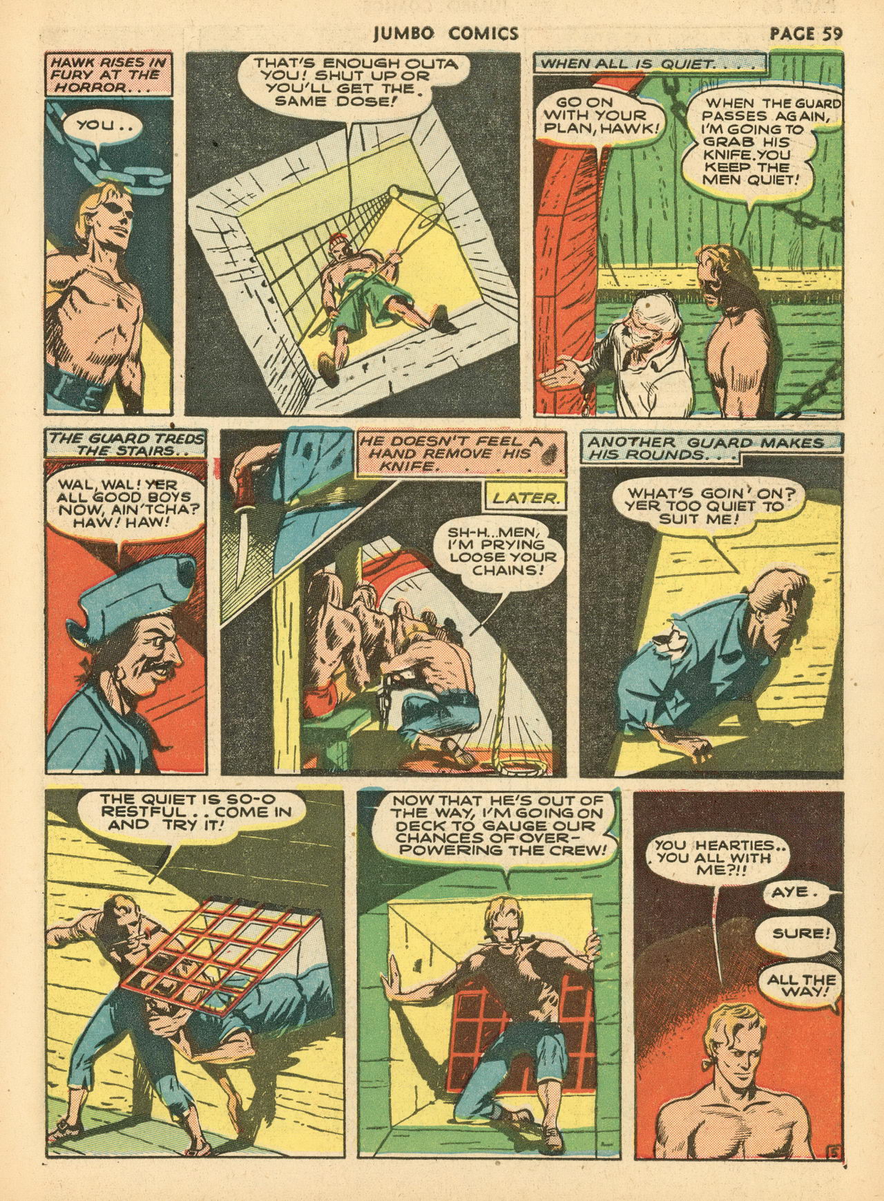 Read online Jumbo Comics comic -  Issue #29 - 61