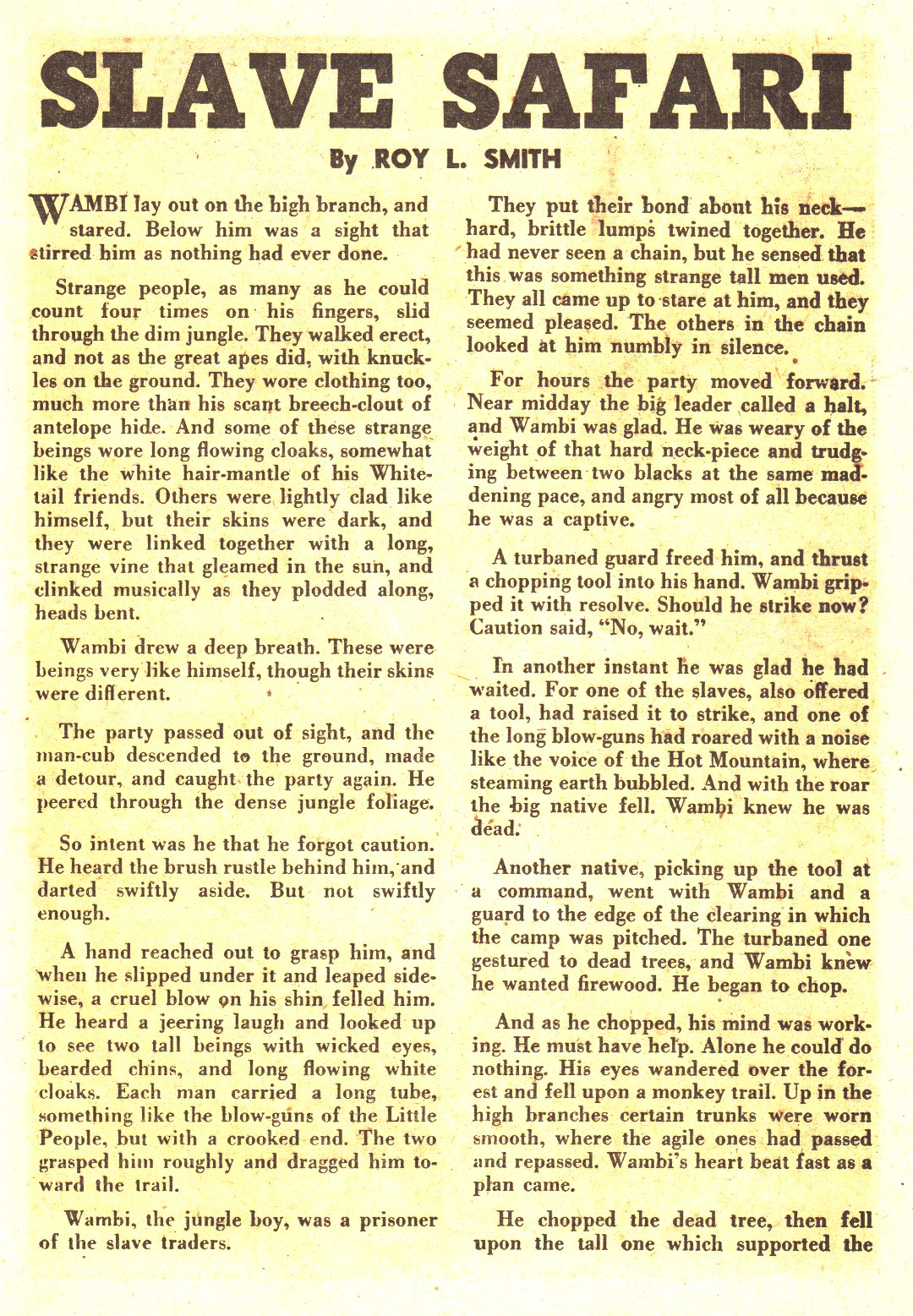 Read online Wambi Jungle Boy comic -  Issue #16 - 26