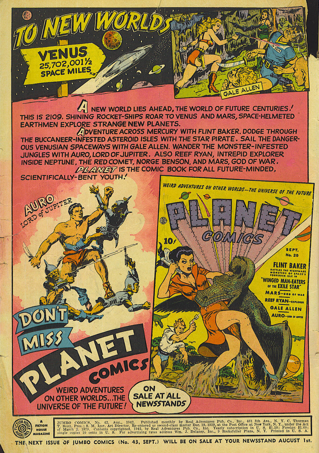 Read online Jumbo Comics comic -  Issue #42 - 2