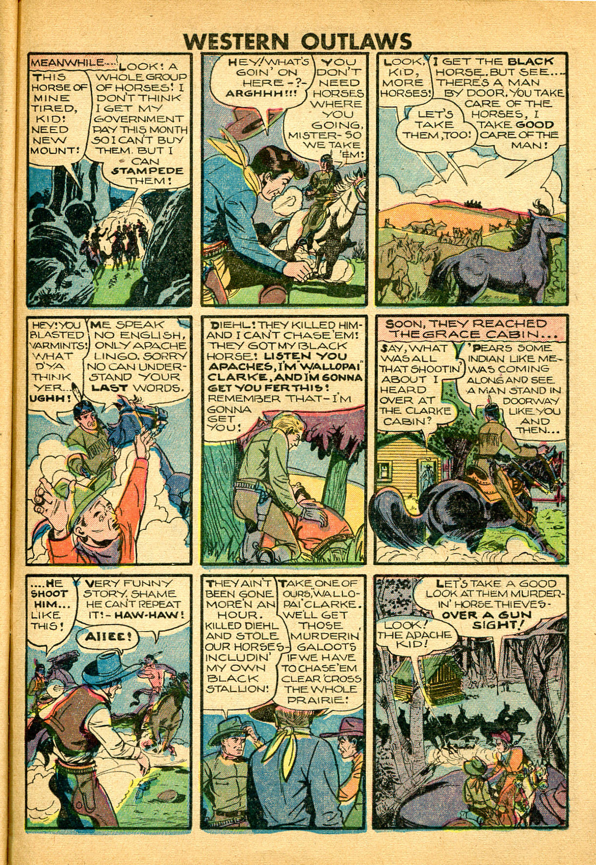 Read online Western Outlaws (1948) comic -  Issue #21 - 13