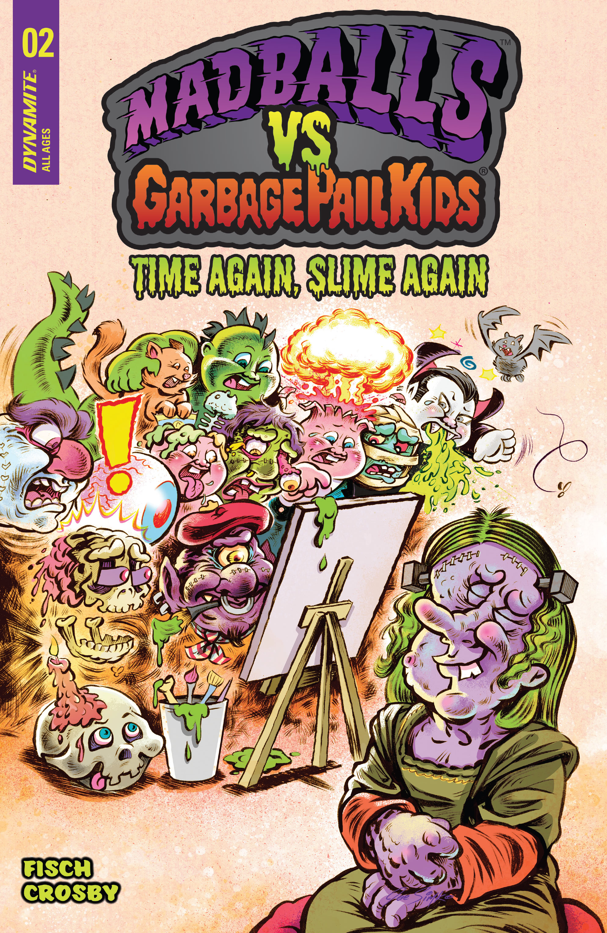 Read online Madballs vs Garbage Pail Kids – Time Again, Slime Again comic -  Issue #2 - 2