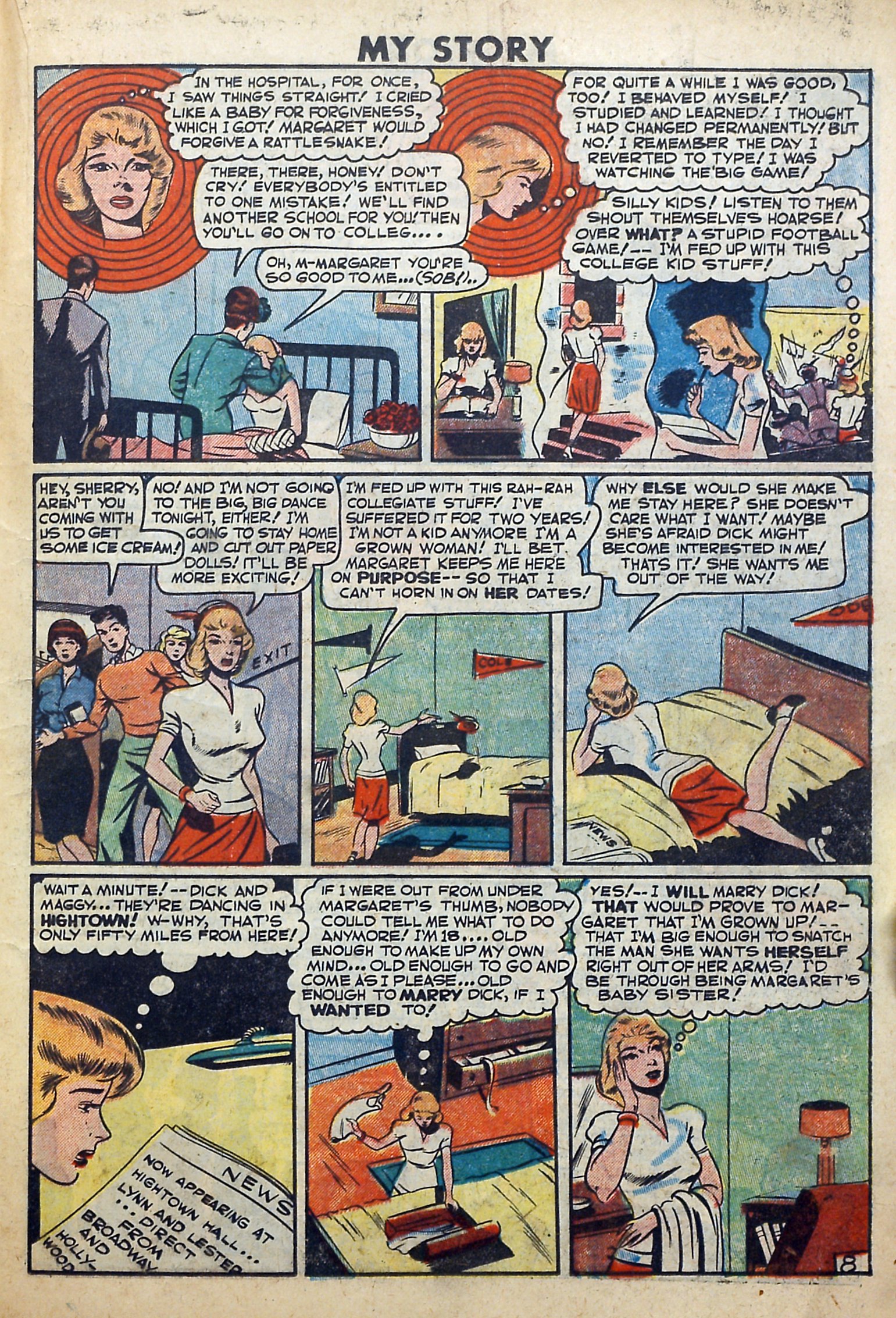 Read online My Story True Romances In Pictures comic -  Issue #5 - 19