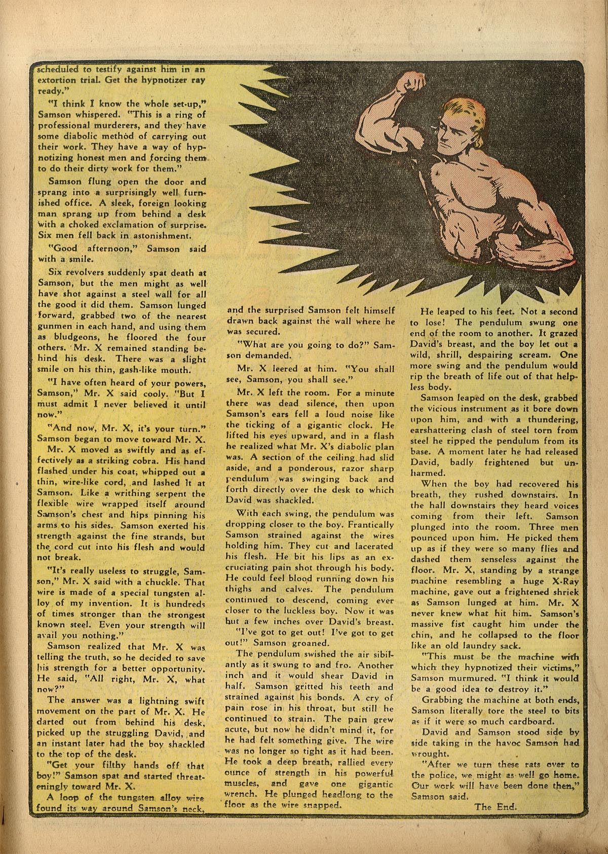 Read online Samson (1940) comic -  Issue #1 - 48