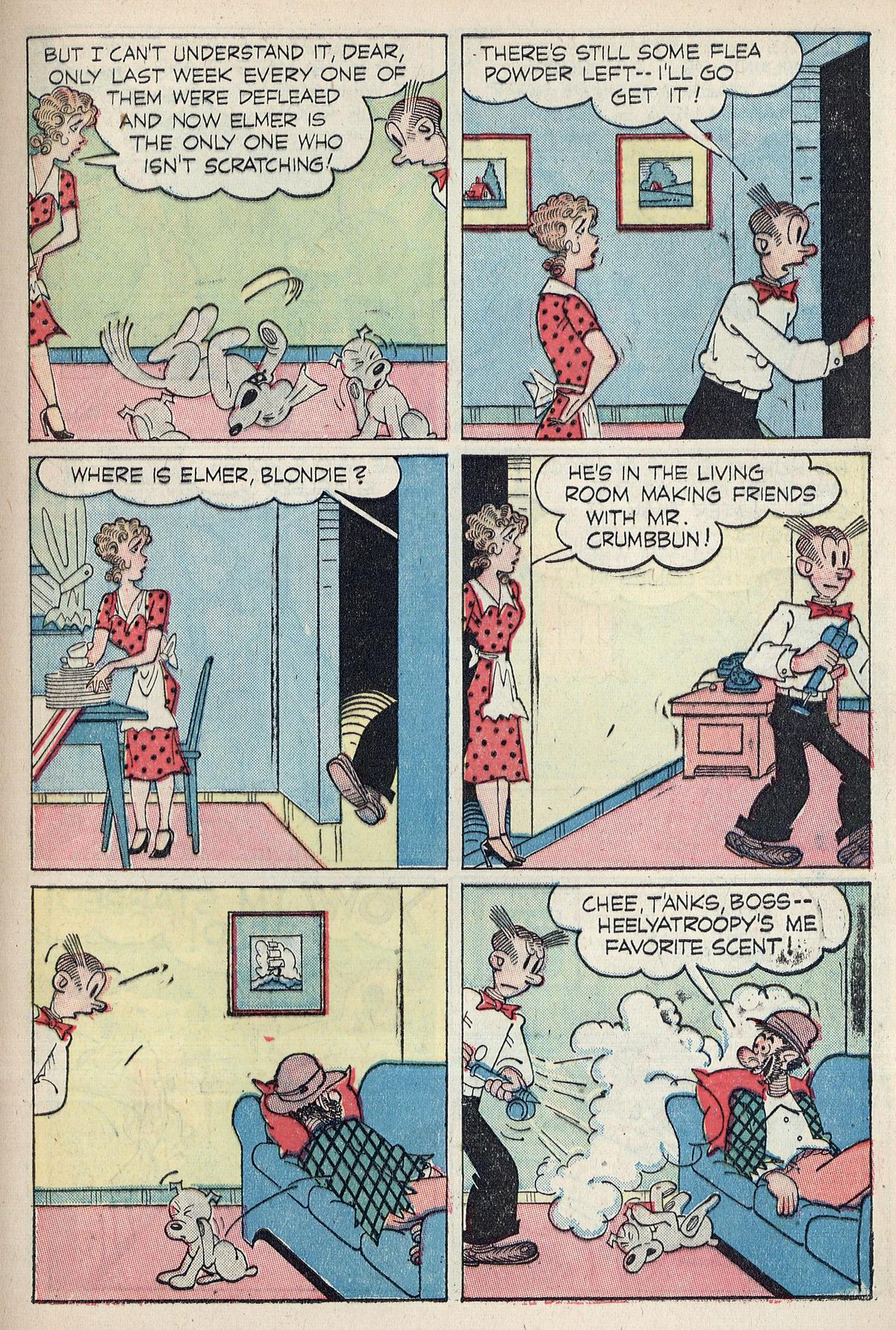 Read online Blondie Comics (1947) comic -  Issue #10 - 5