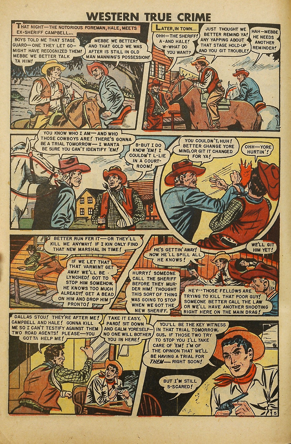Read online Western True Crime comic -  Issue #6 - 6