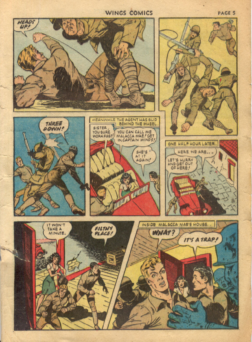 Read online Wings Comics comic -  Issue #21 - 7