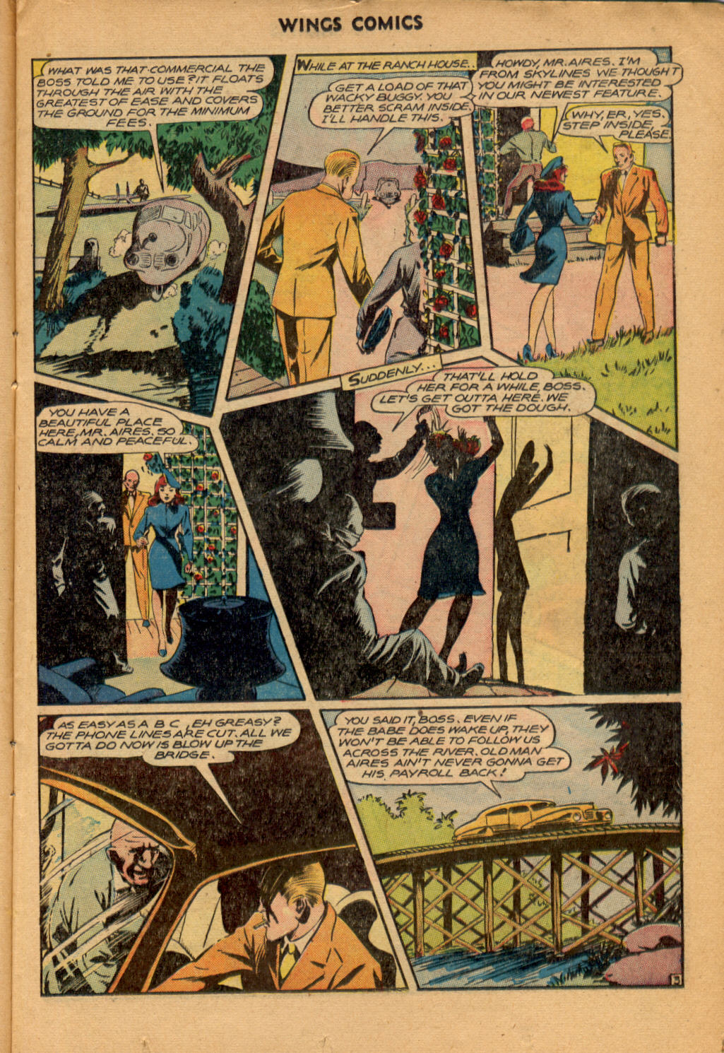 Read online Wings Comics comic -  Issue #72 - 15