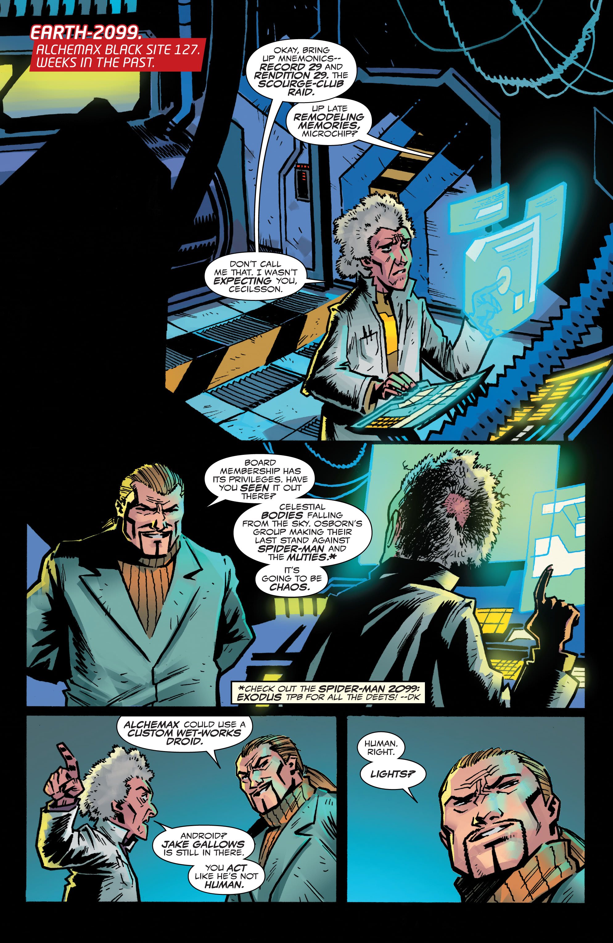 Read online Spider-Man 2099: Dark Genesis comic -  Issue #5 - 2