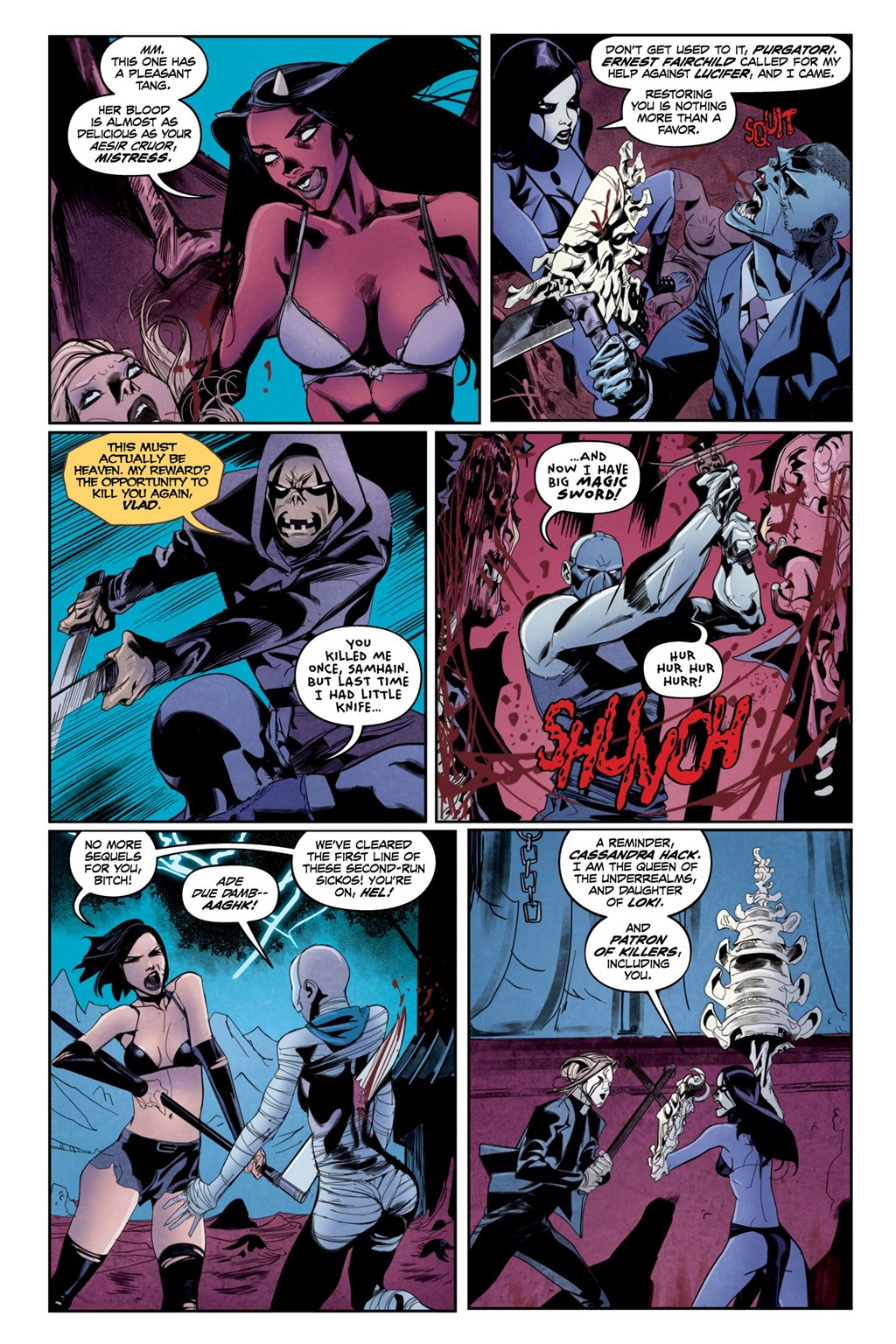 Read online Hack/Slash Omnibus: The Crossovers comic -  Issue # TPB (Part 4) - 5