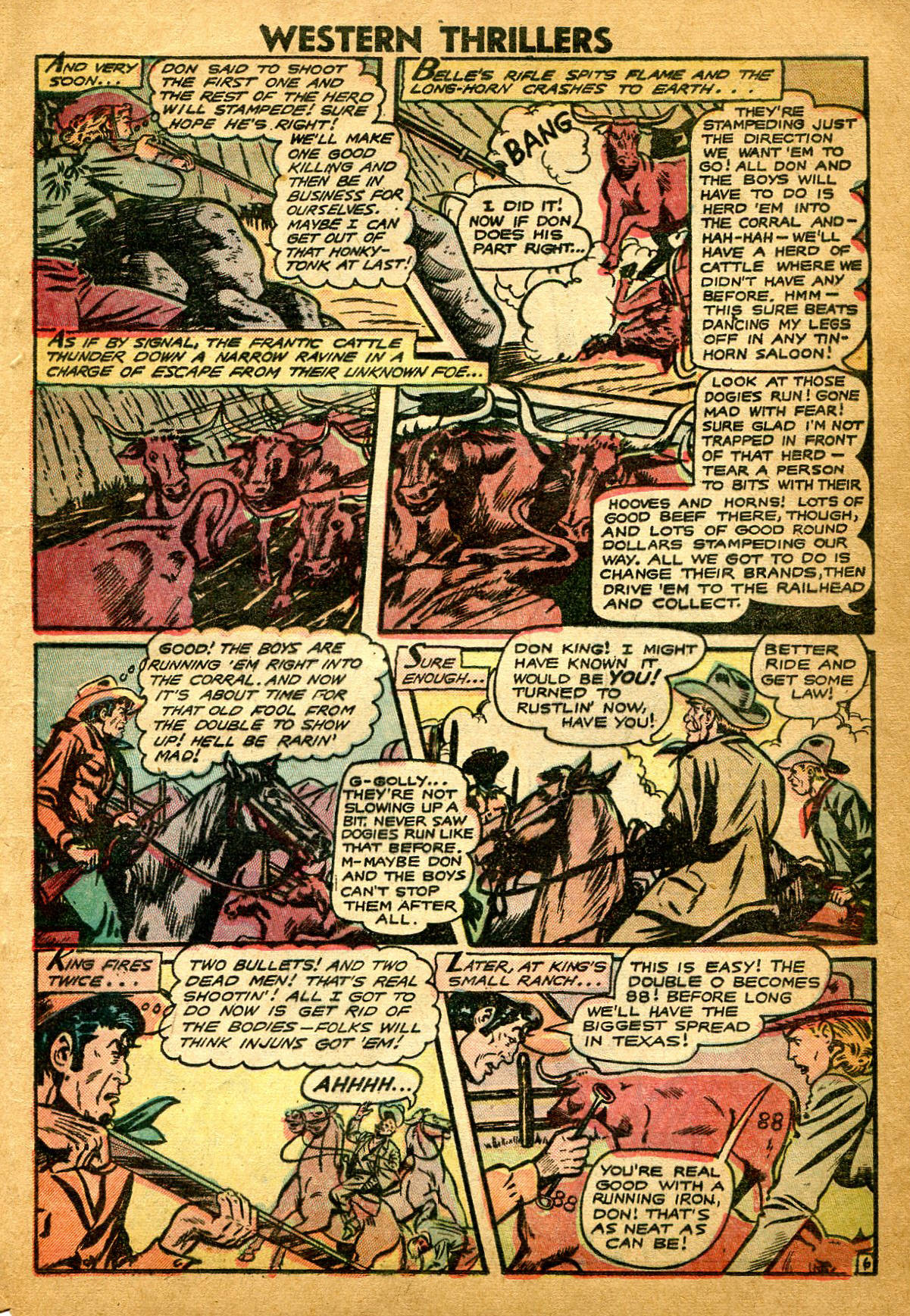 Read online Western Thrillers (1948) comic -  Issue #5 - 17