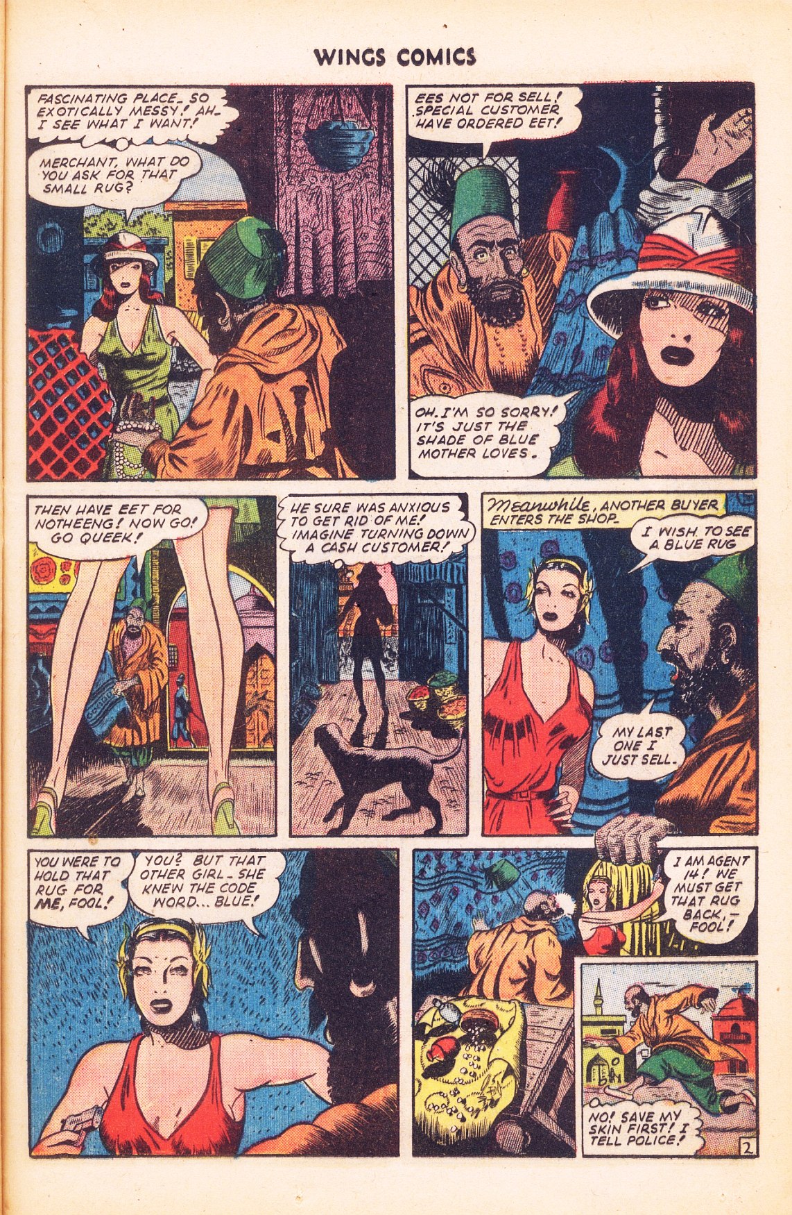 Read online Wings Comics comic -  Issue #58 - 37