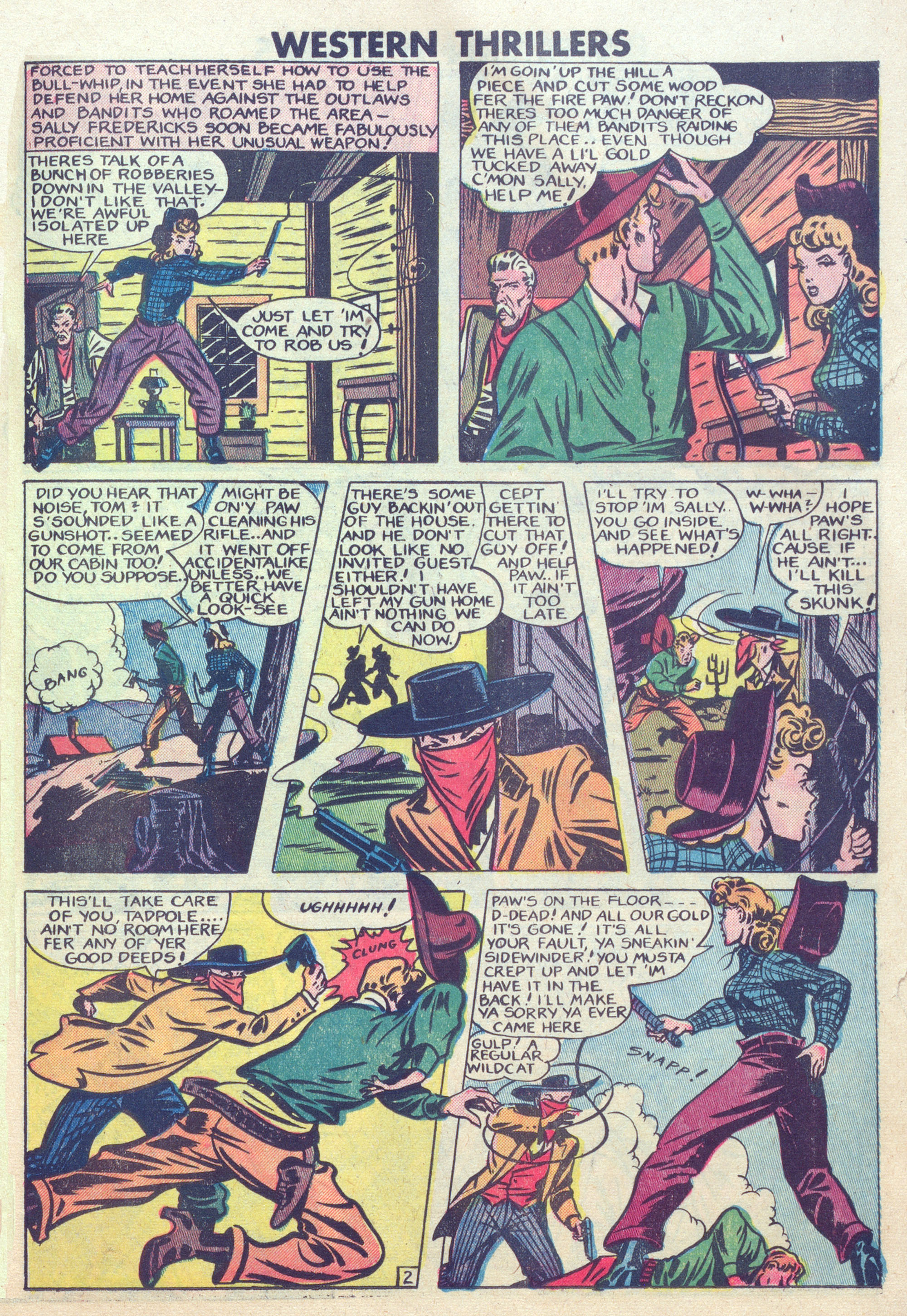 Read online Western Thrillers (1948) comic -  Issue #6 - 13