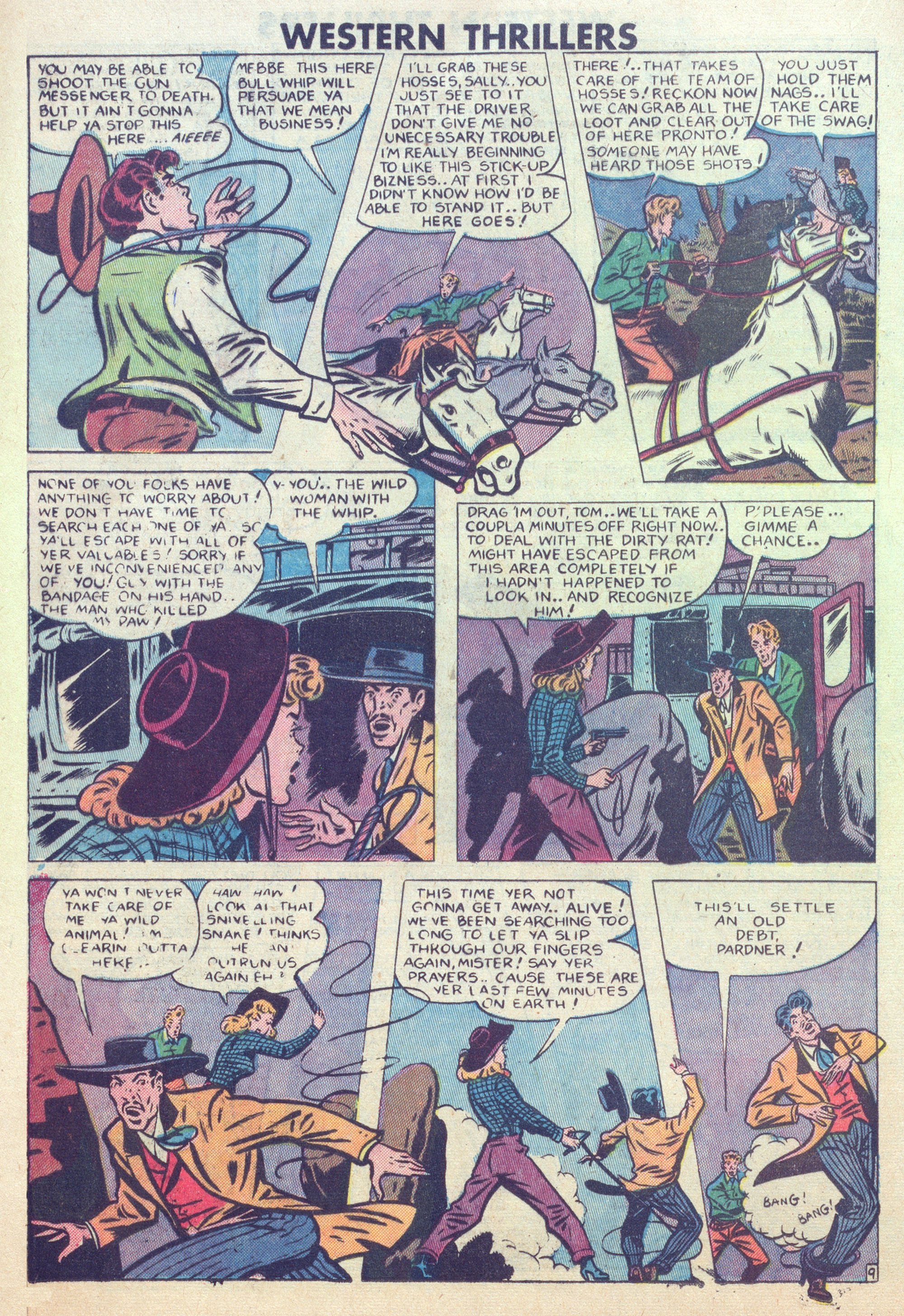 Read online Western Thrillers (1948) comic -  Issue #6 - 20