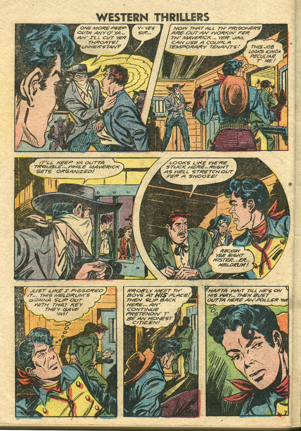 Read online Western Thrillers (1948) comic -  Issue #3 - 30
