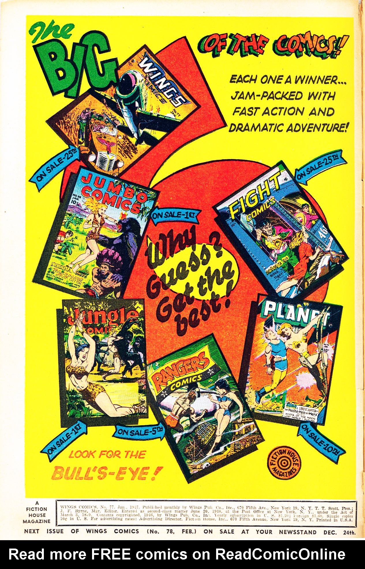 Read online Wings Comics comic -  Issue #77 - 2