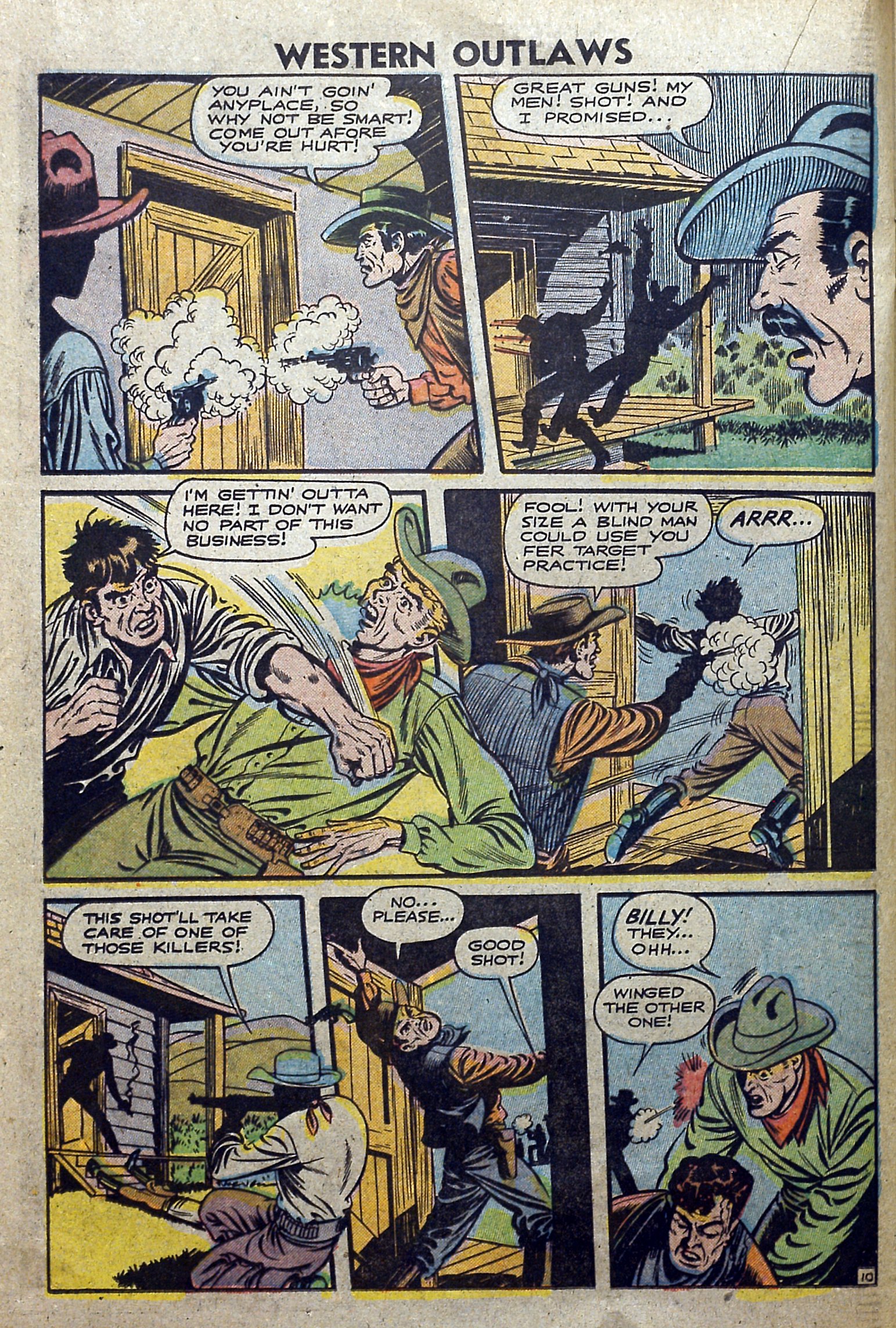Read online Western Outlaws (1948) comic -  Issue #17 - 22