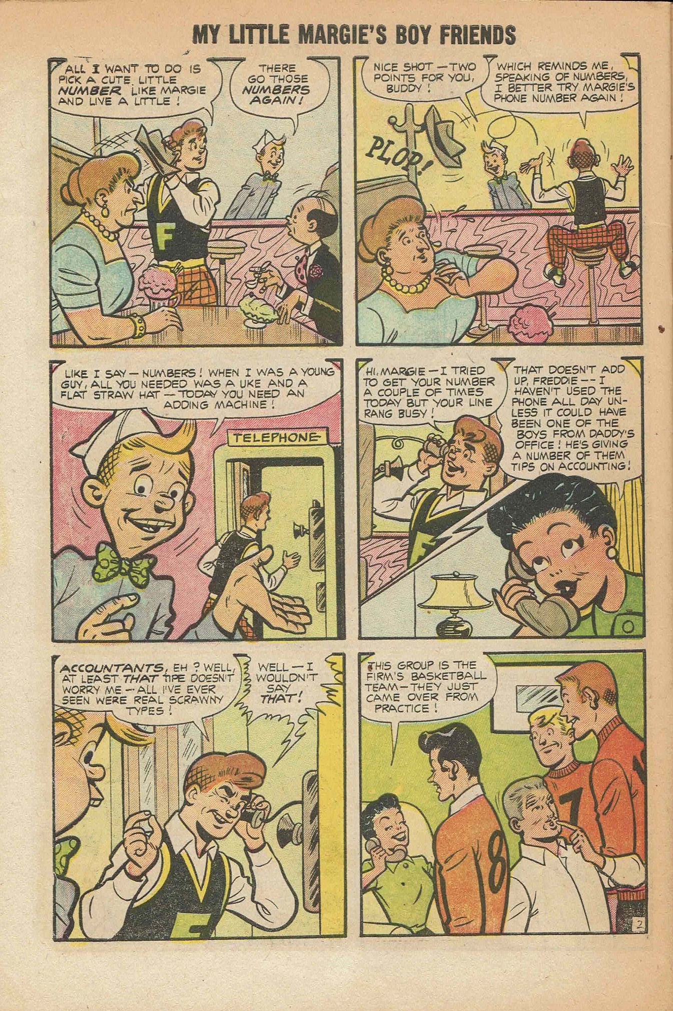 Read online My Little Margie's Boy Friends comic -  Issue #1 - 30