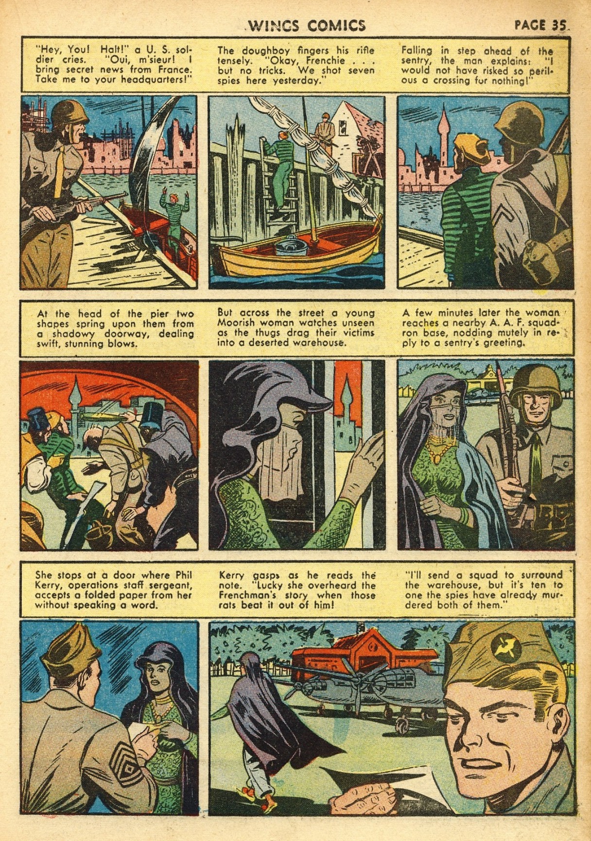 Read online Wings Comics comic -  Issue #32 - 37