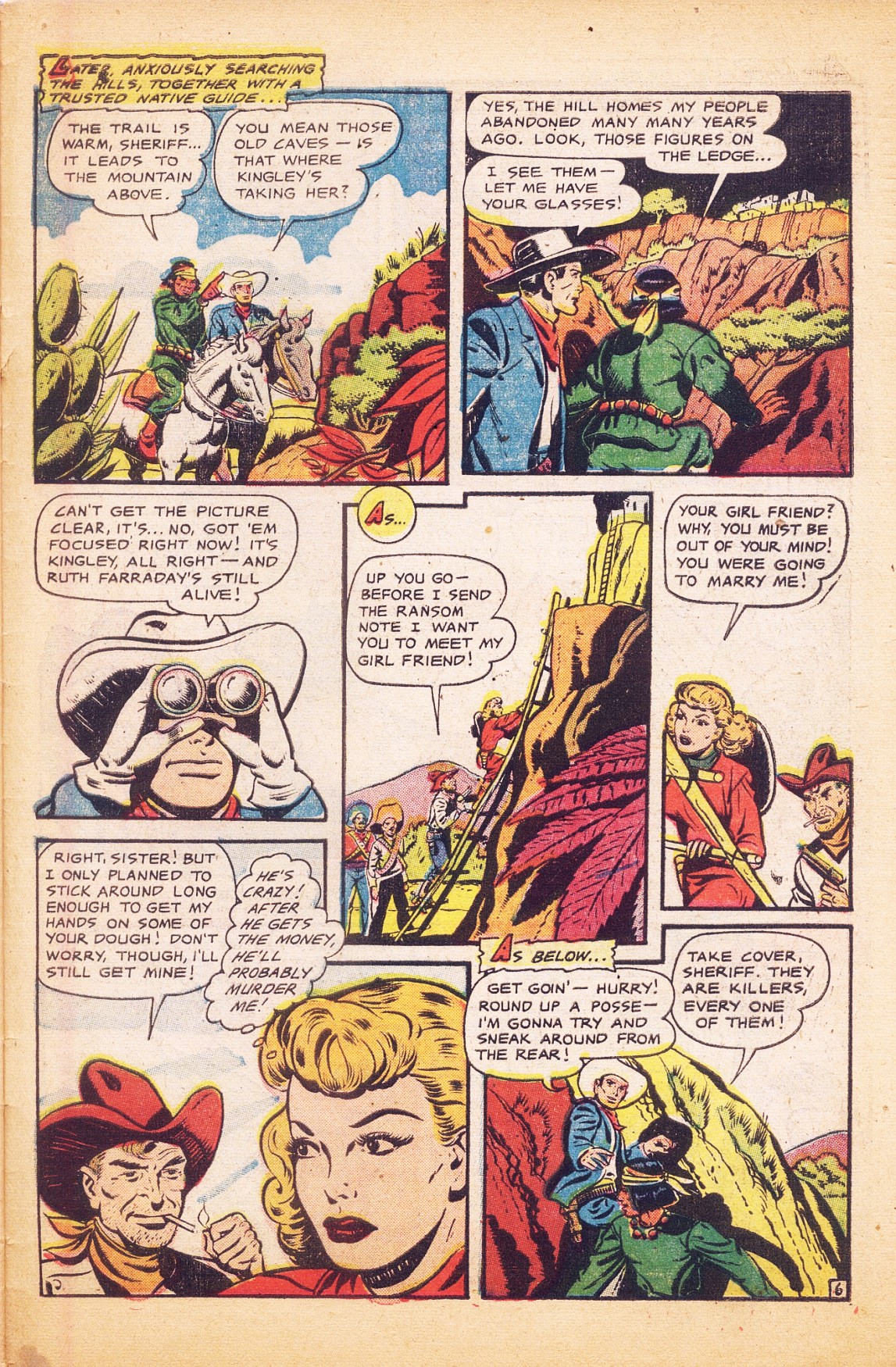 Read online Cowgirl Romances (1950) comic -  Issue #9 - 31