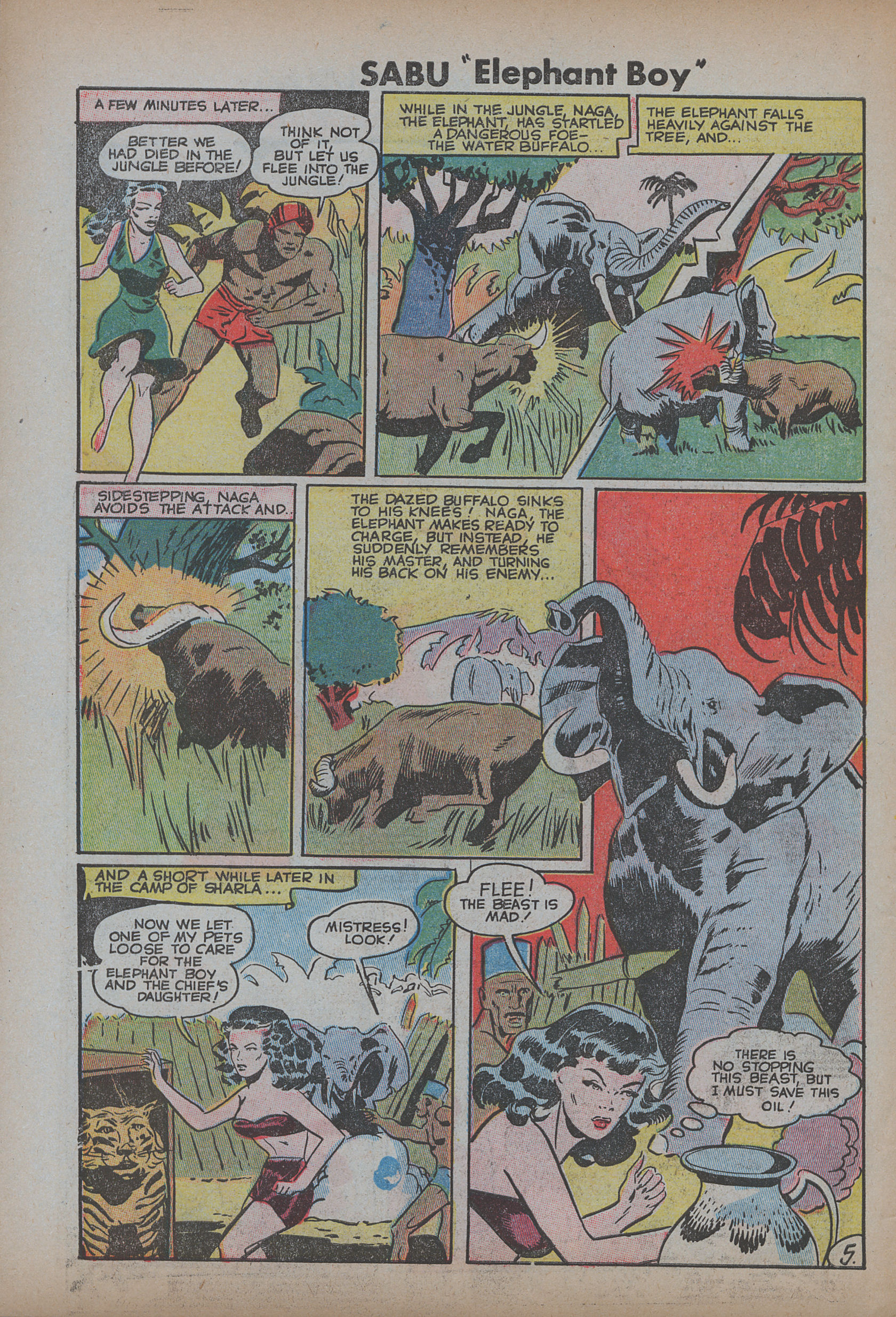 Read online Sabu: Elephant Boy comic -  Issue #1 - 6