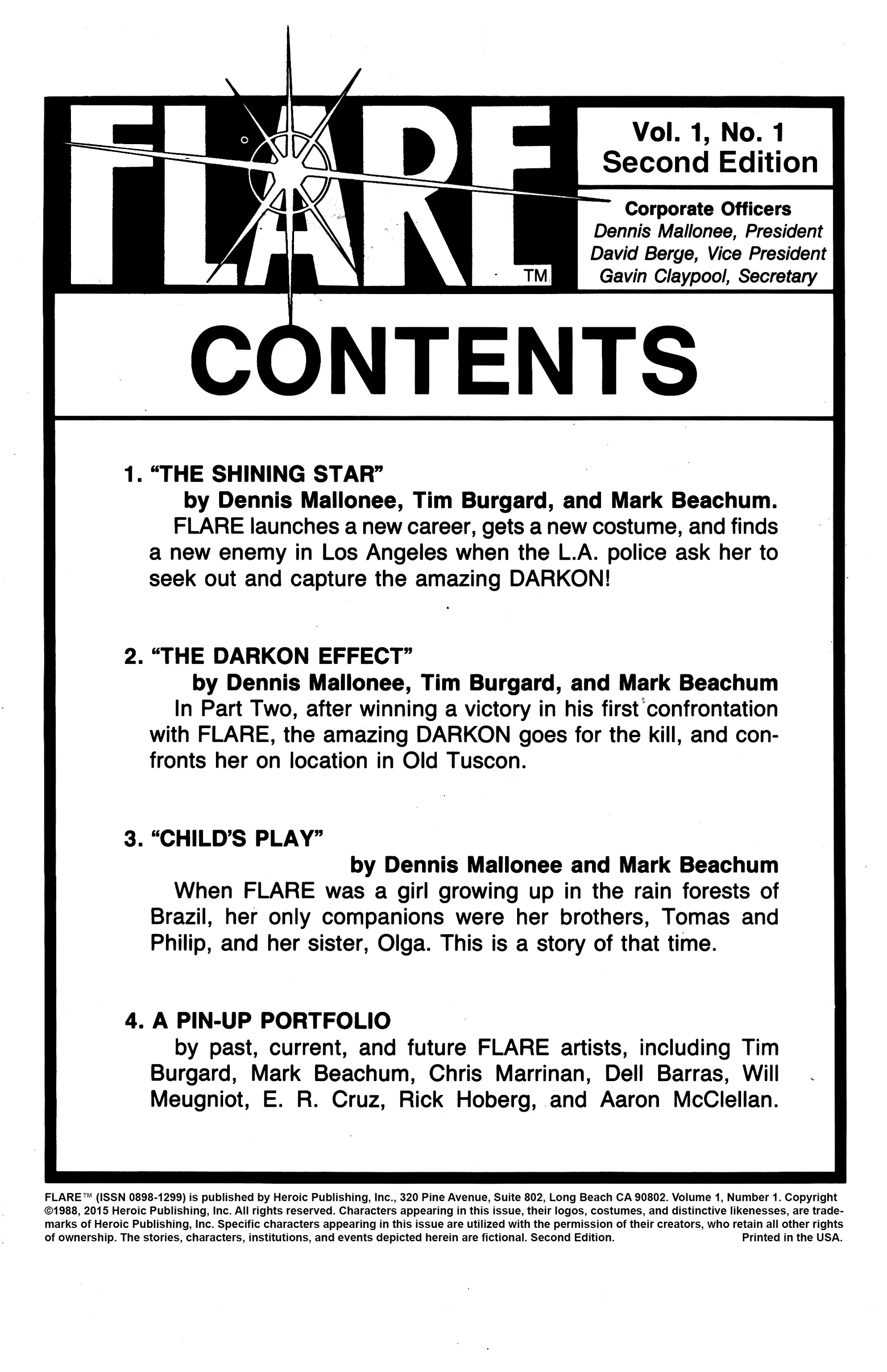 Read online Flare (1988) comic -  Issue #1 - 2